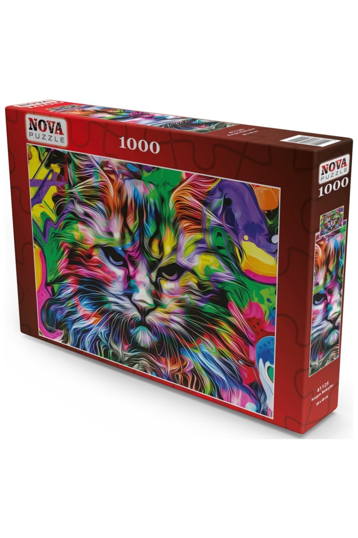 پازل 1000 PIECE ANGRY LOOKS گربه از ترکیه Nova Puzzle