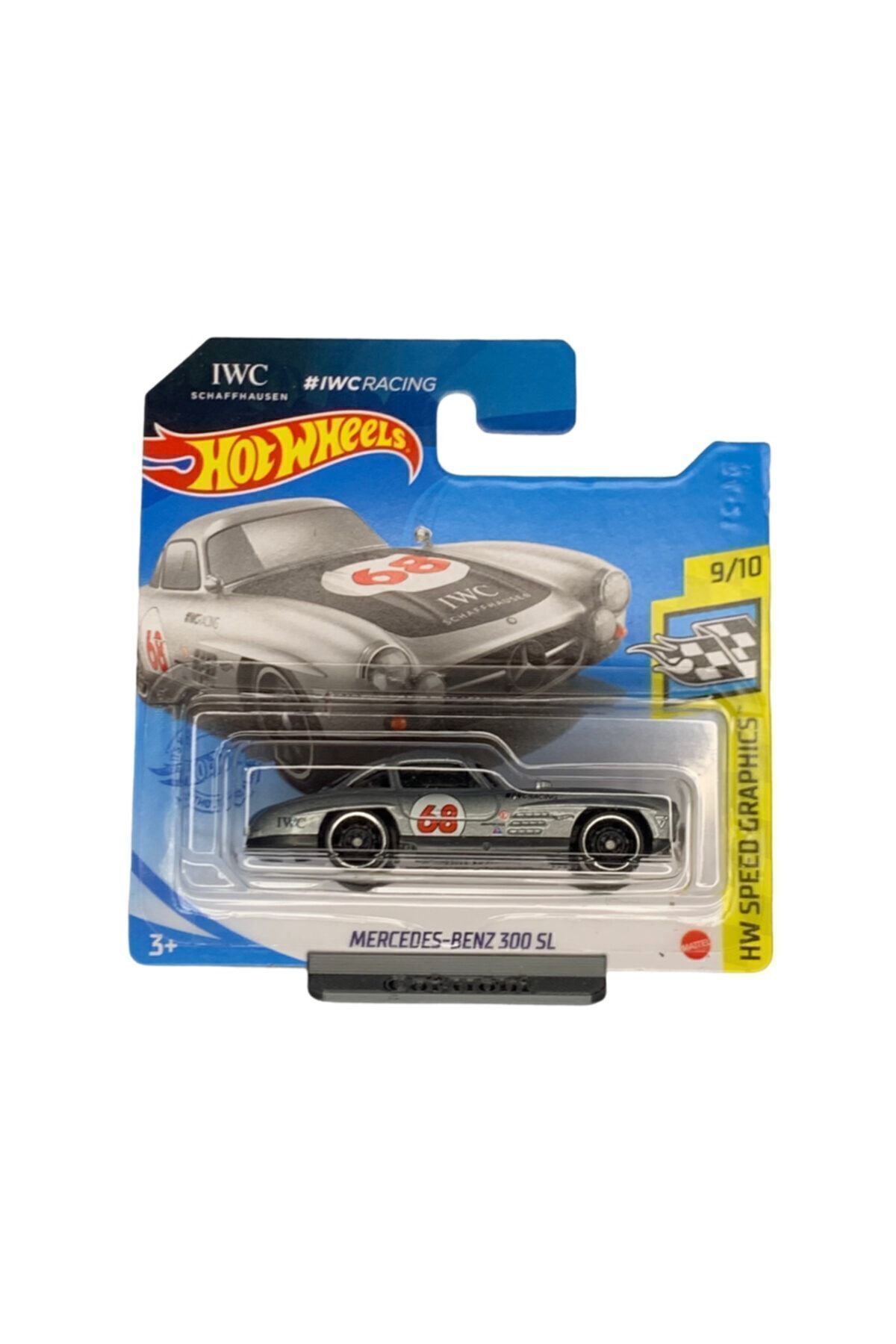 مدل خودرو مرسدس بنز 300 SL 1:64 مقیاس گرافیک سرعت HW هات ویلز اورجینال HOT WHEELS