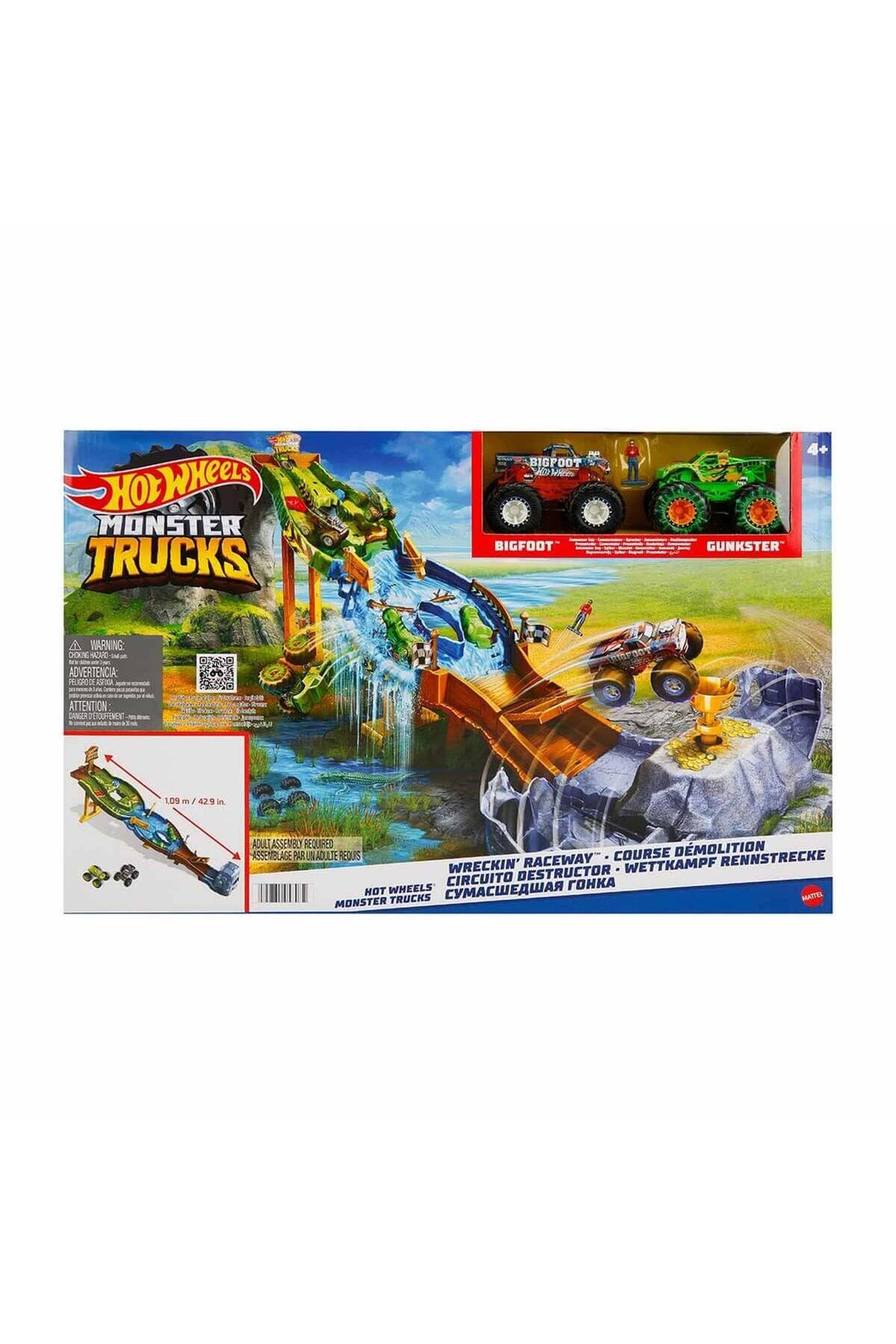 ماشین اسباب بازی ® مجموعه هیولا کامیون های هیجان انگیز مسابقه | HGV12 HOT WHEELS