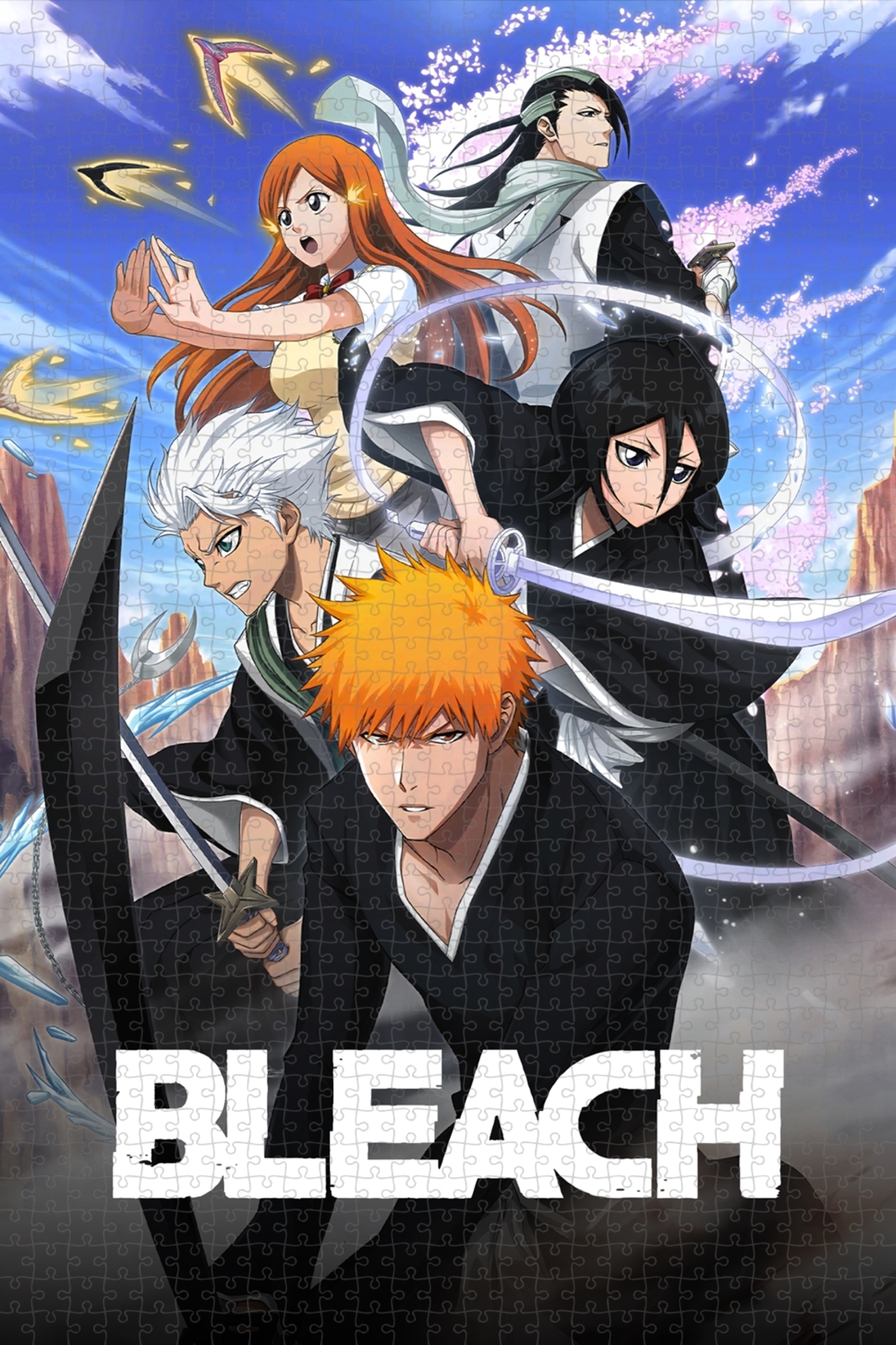 پازل پوستر فیلم 1000 PIECE JIGSAW PUZZLE OF BLEACH ANIME 2004 . از ترکیه Jeronkarji