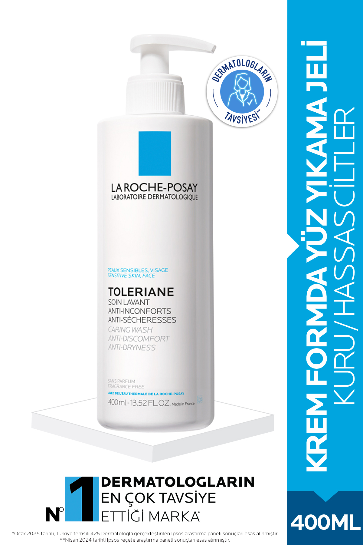 La Roche Posay محصول شستشوی ملایم پوست خشک و حساس برای ژل شستشوی مرطوب کننده