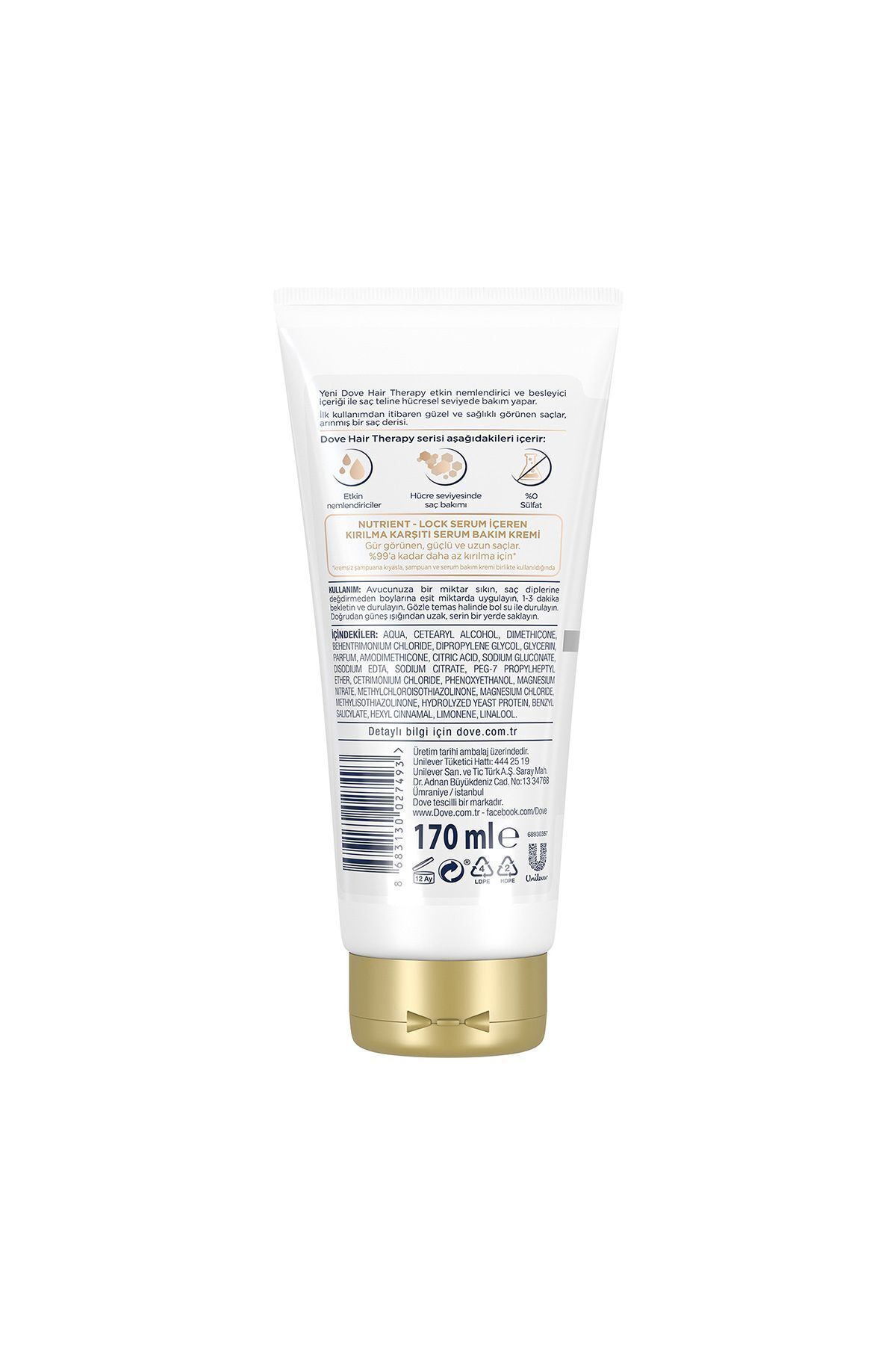 نرم‌کننده مو بدون سولفات مدل Breakage Remedy حجم 170 میلی‌لیتر داو Dove