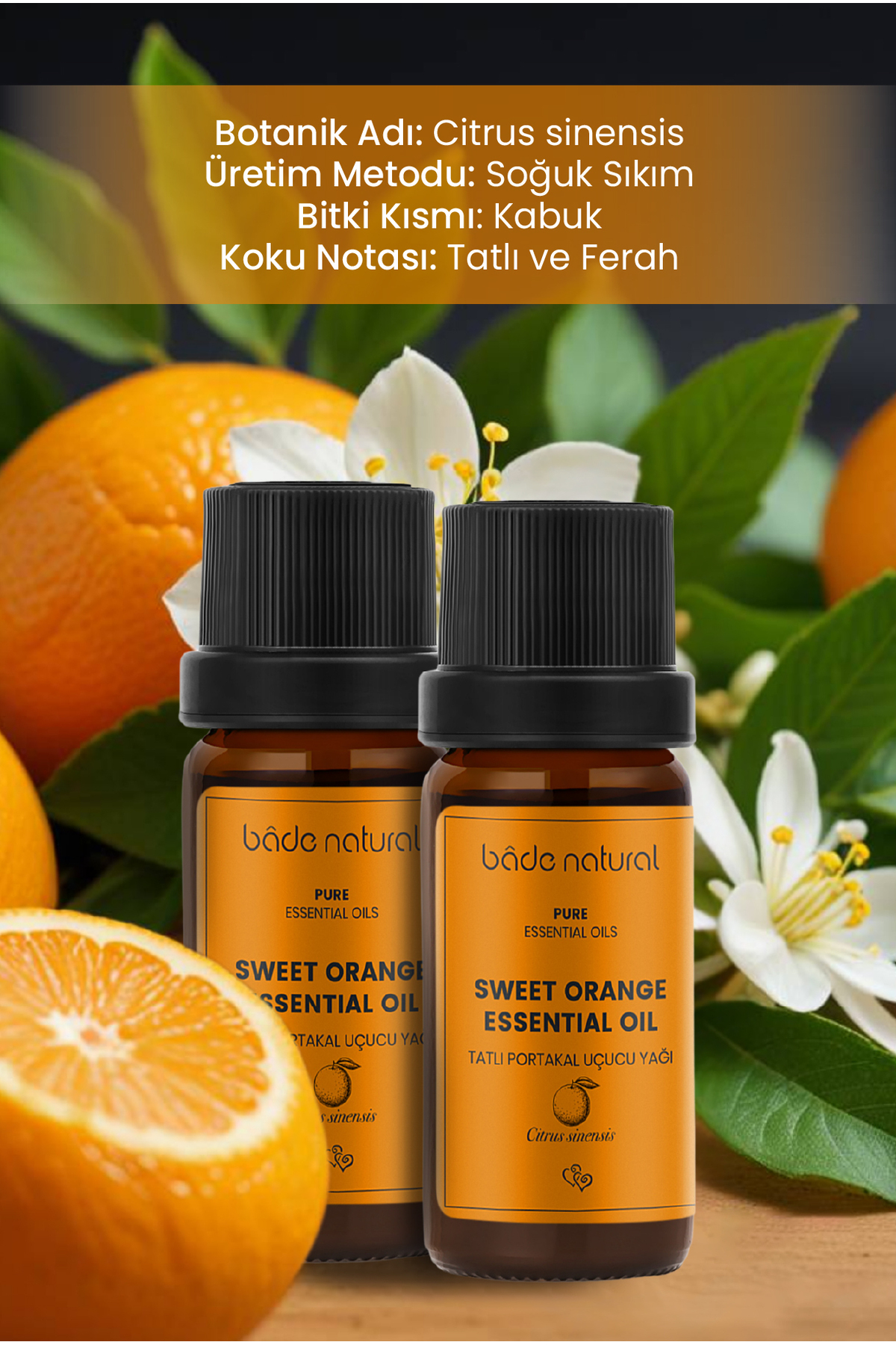 روغن مراقبتی پرتقال طبیعی 100% خالص 10 میلی لیتر بادا ناتورال Bade Natural