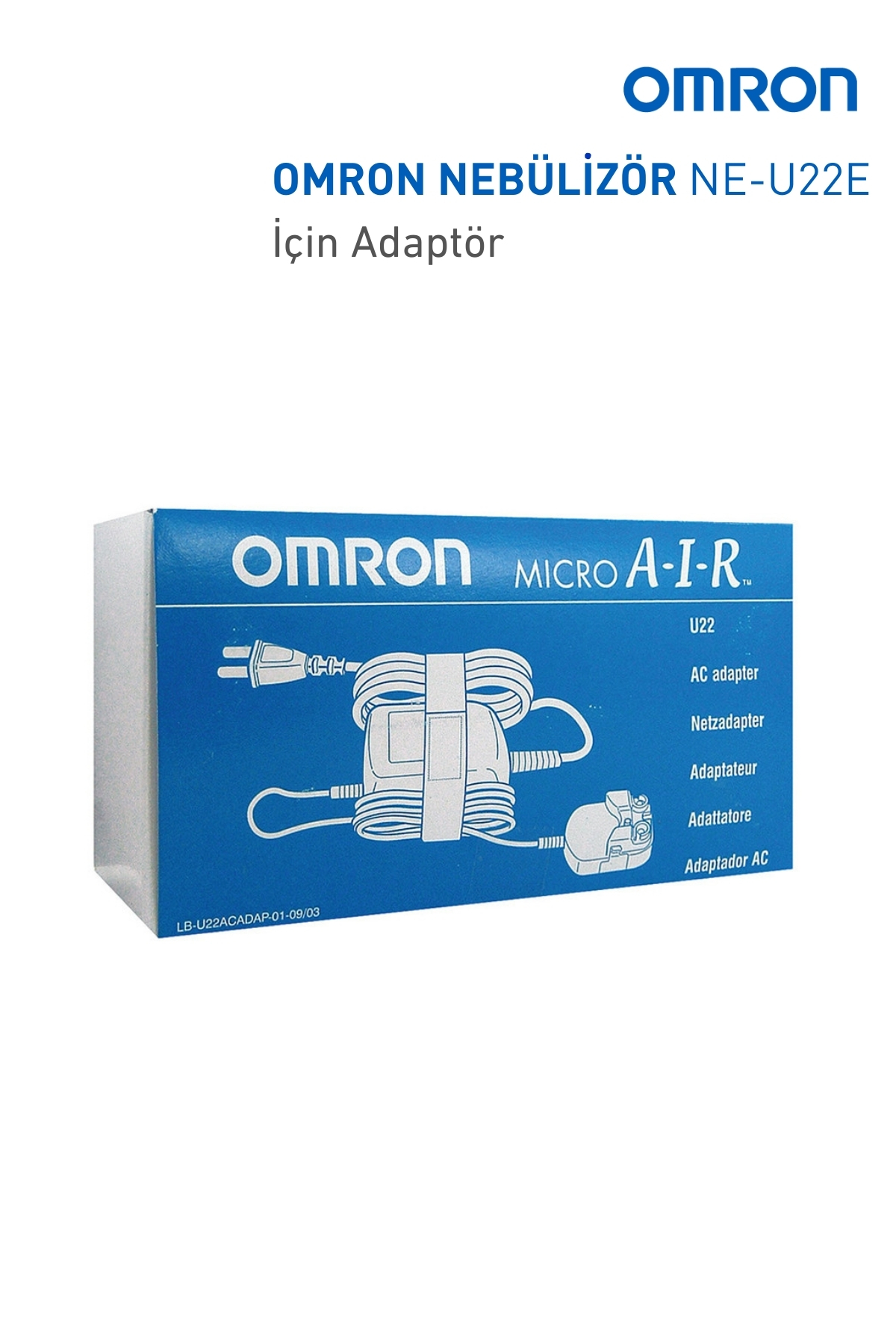 لوازم جانبی دستگاه سنجش نبولایزر آداپتور U22E اورجینال Omron