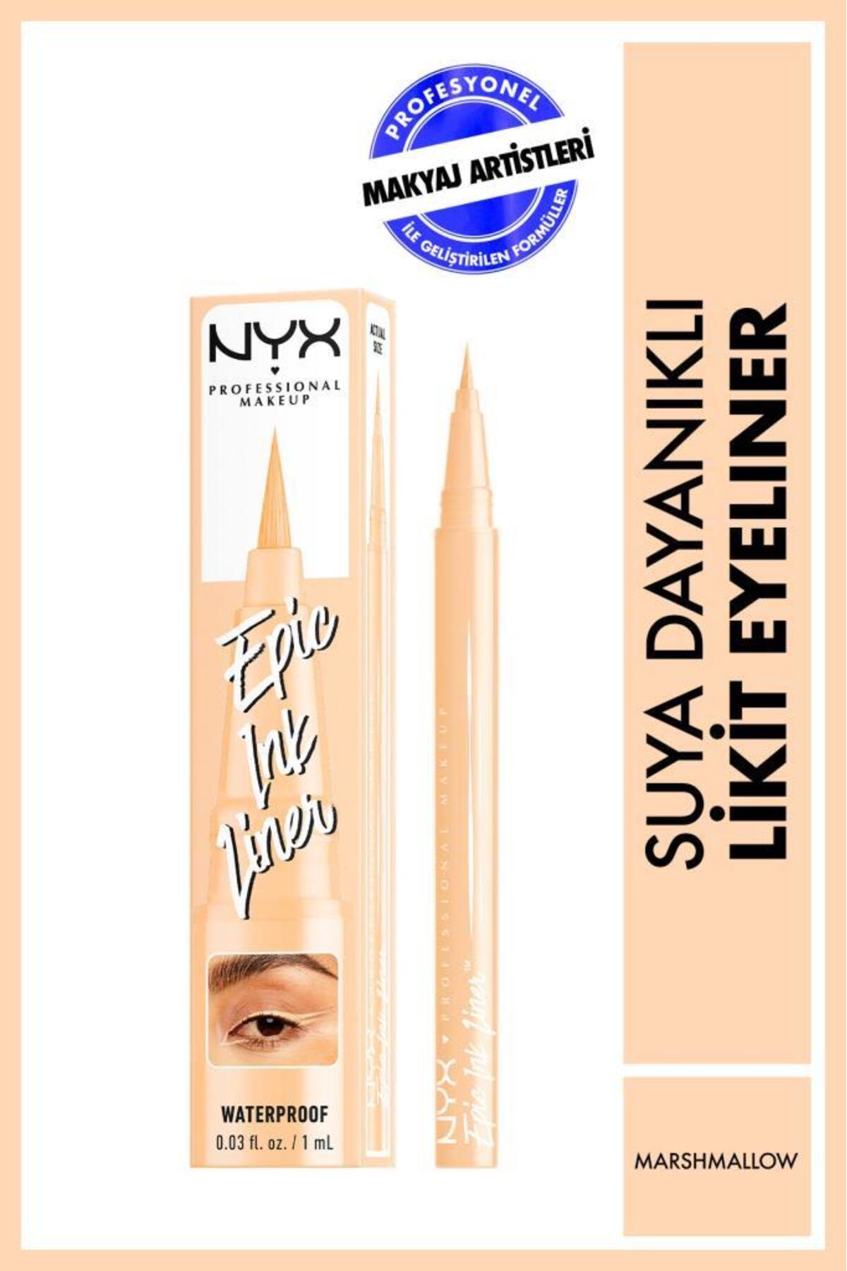 خط چشم آستر جوهر حماسی MARSHMALLOW اورجینال NYX Professional Makeup