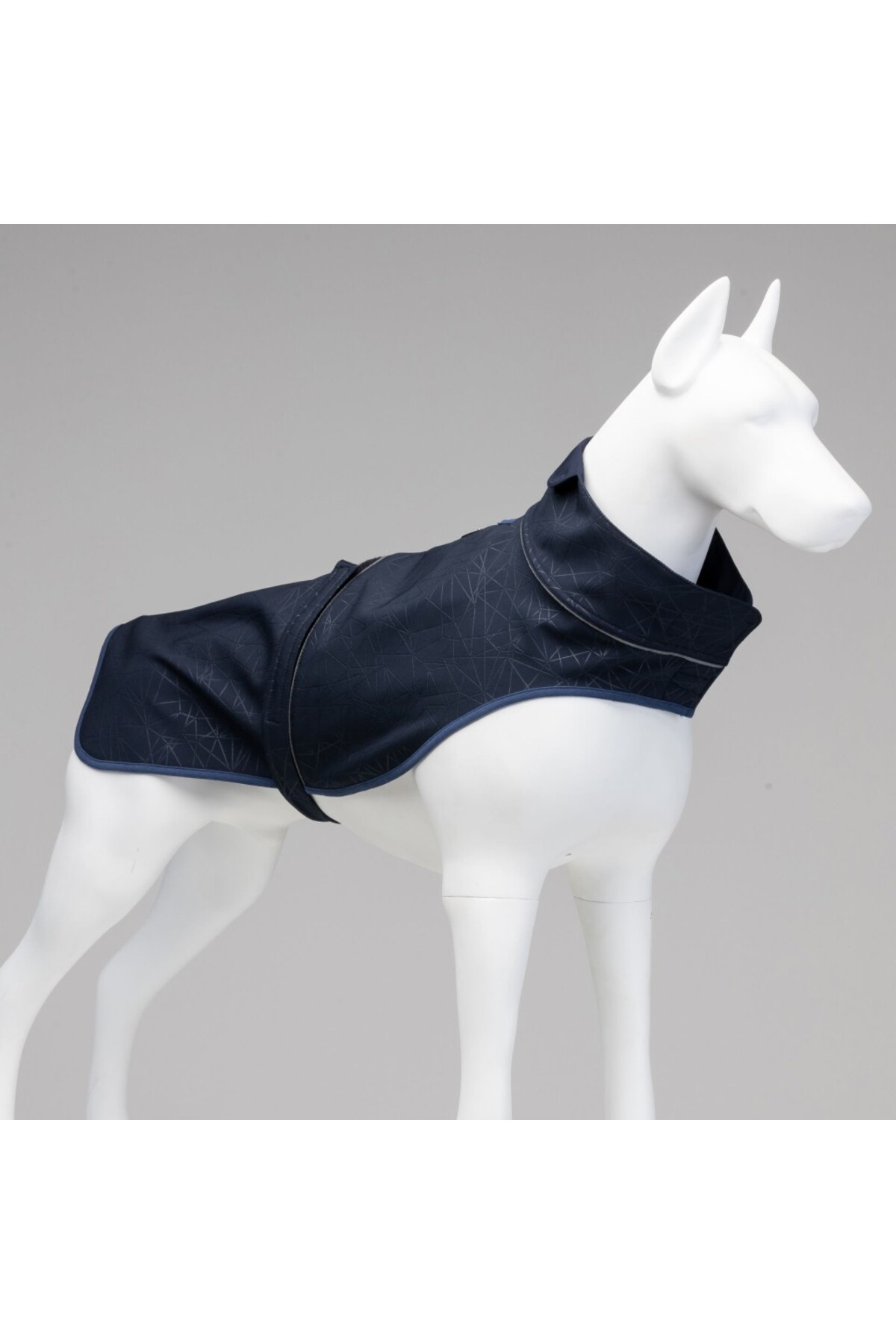 بارانی سگ لیندو داگز Lindodogs Softshell Magnetic سرمه‌ای، مدل SSNM01