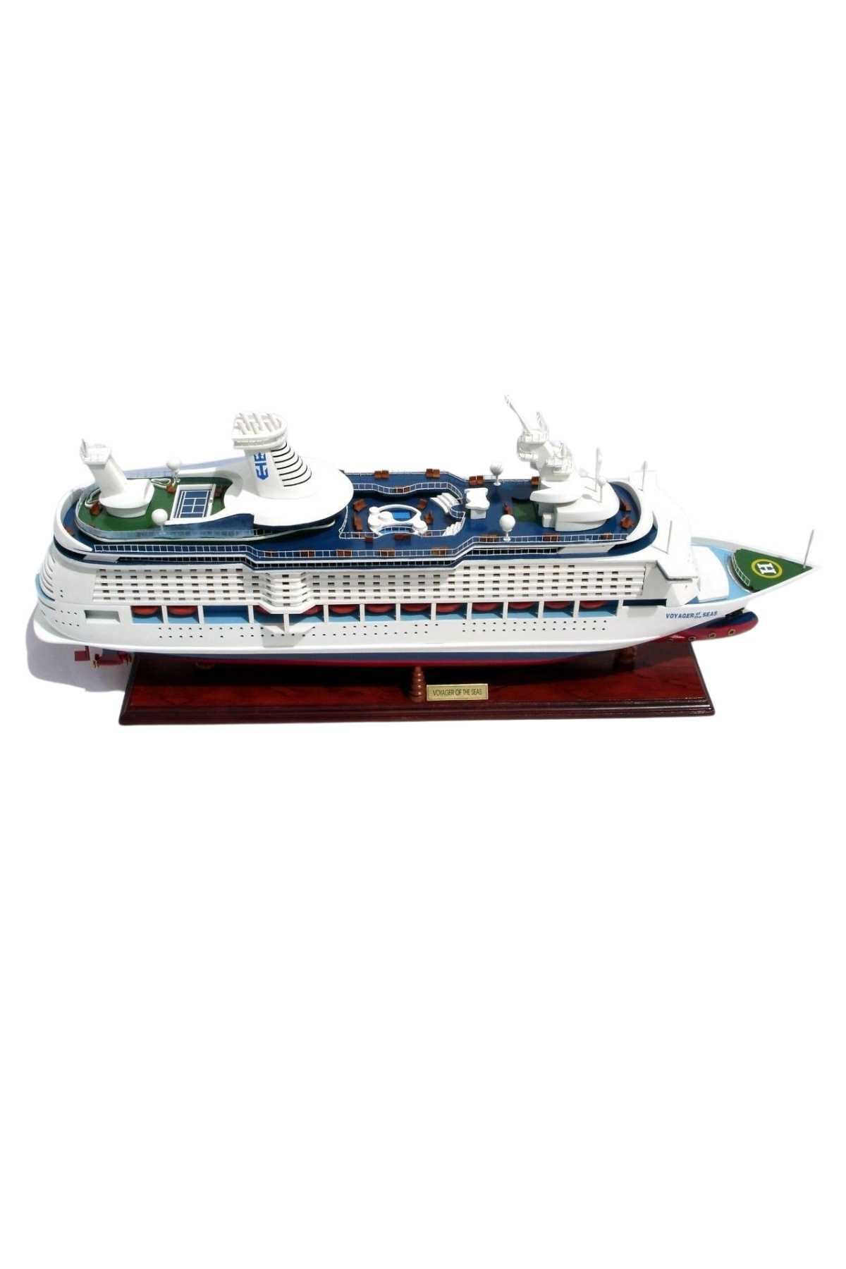 مدل خودرو کشتی تفریحی بزرگ کلکسیونی چوبی TRANSATLANTIC VOYAGER OF THE SEAS اورجینال ITSOLD