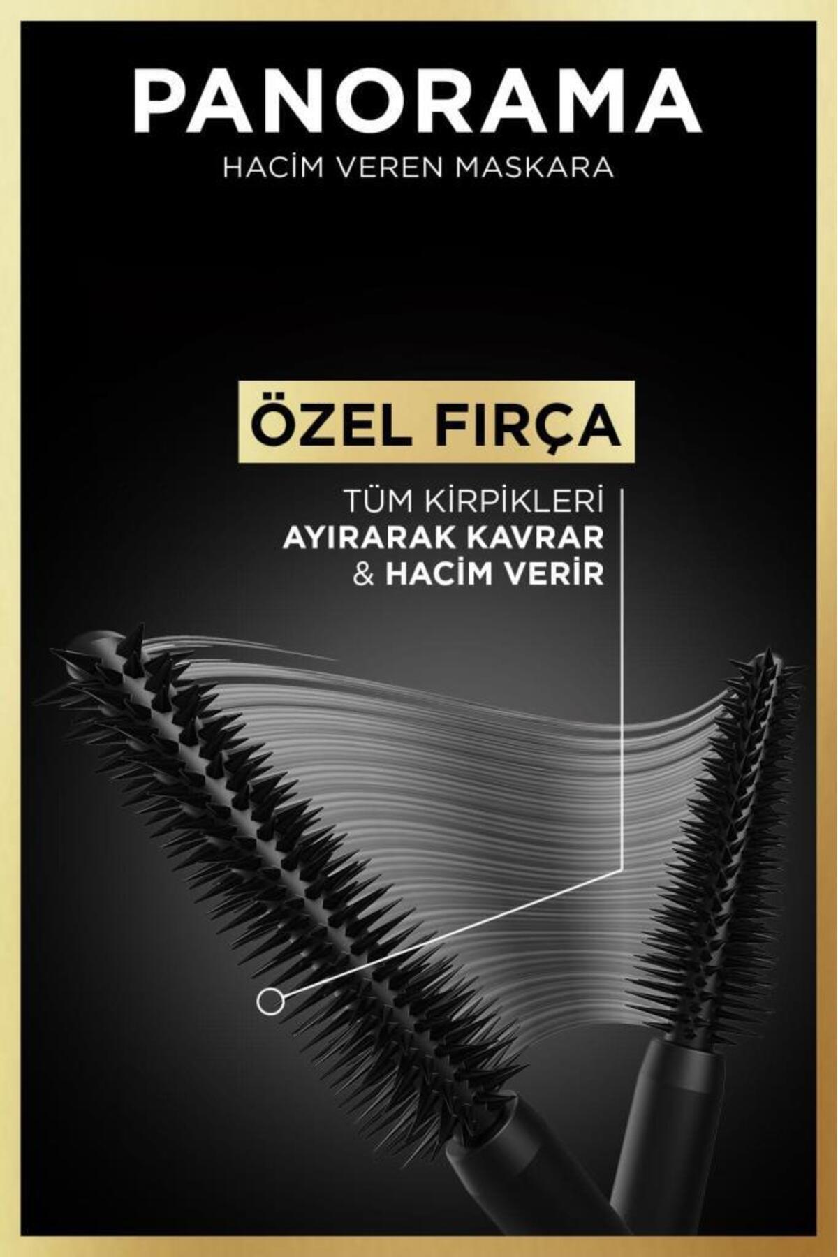 ریمل PANORAMA VOLUMIZING با FURL &amp; LIFT EFFECT مشکی DEMBA1723 L'Oreal Paris