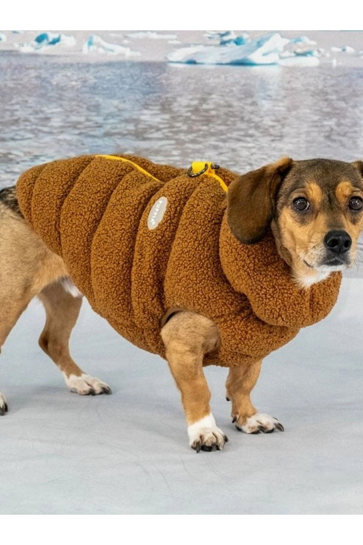 جلیقه پلار سگ پوپیا Puppia Cabin Fleece Vest قهوه‌ای