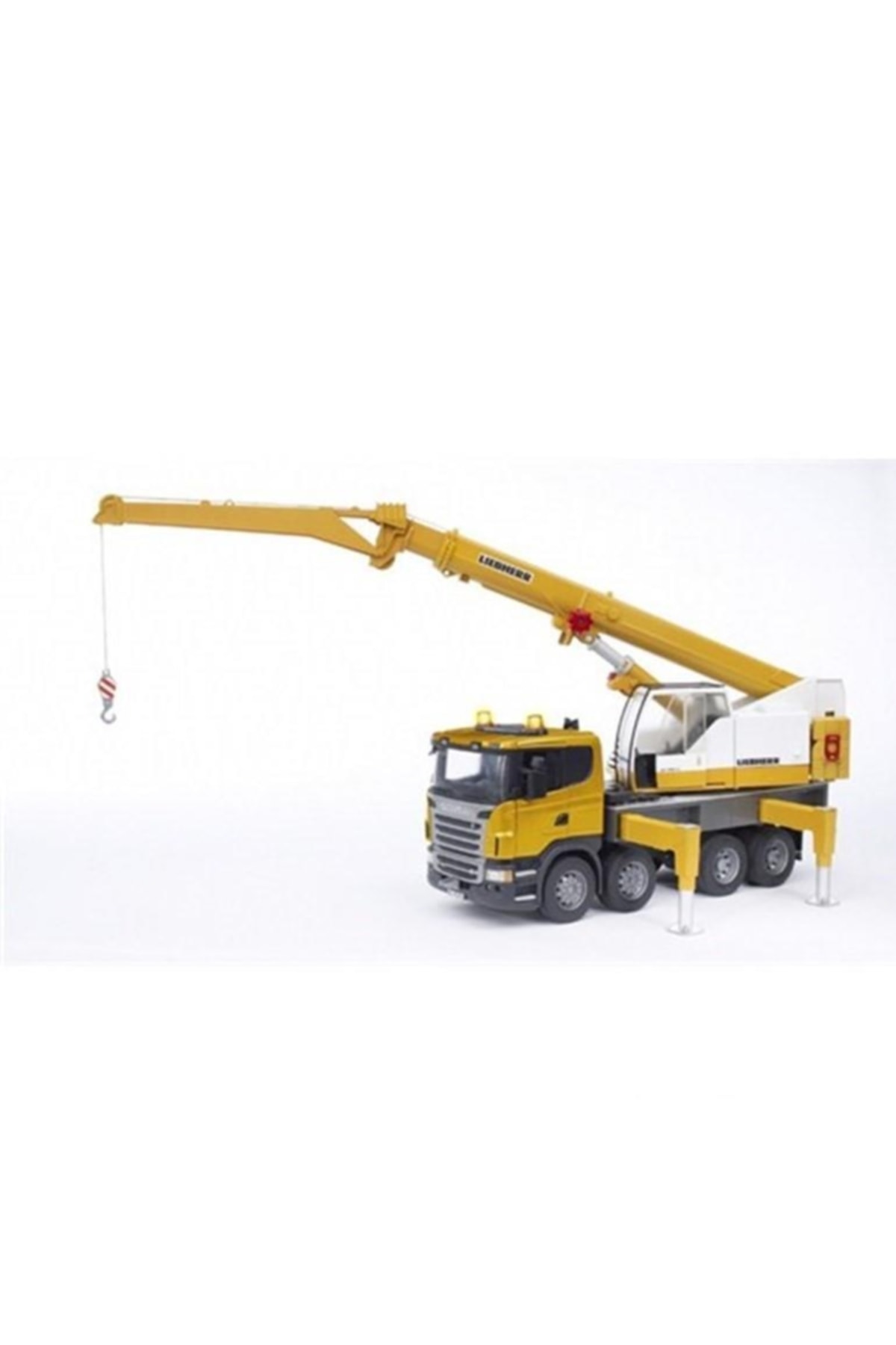 مدل خودرو 03570 اسکانیا R SERIES LIEBHERR CRANE TRUCK محصول دارای مجوز اورجینال Bruder
