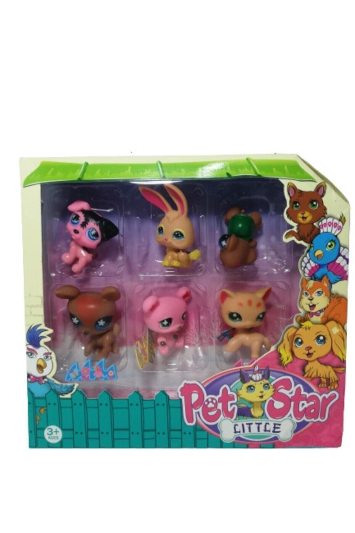 اسباب بازی های فیگور دیگر مینی با 6 اورجینال Littlest Pet Shop