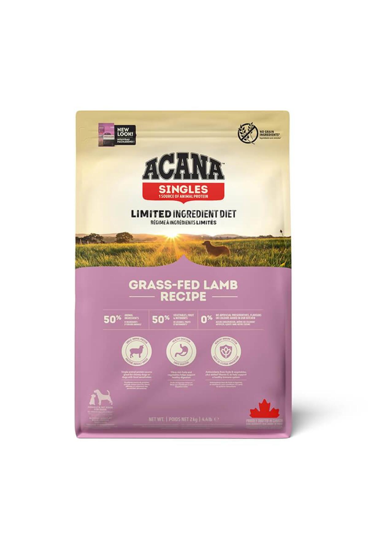 غذای خشک سگ آکانا Acana Grass-Fed Lamb، ۲ کیلوگرم