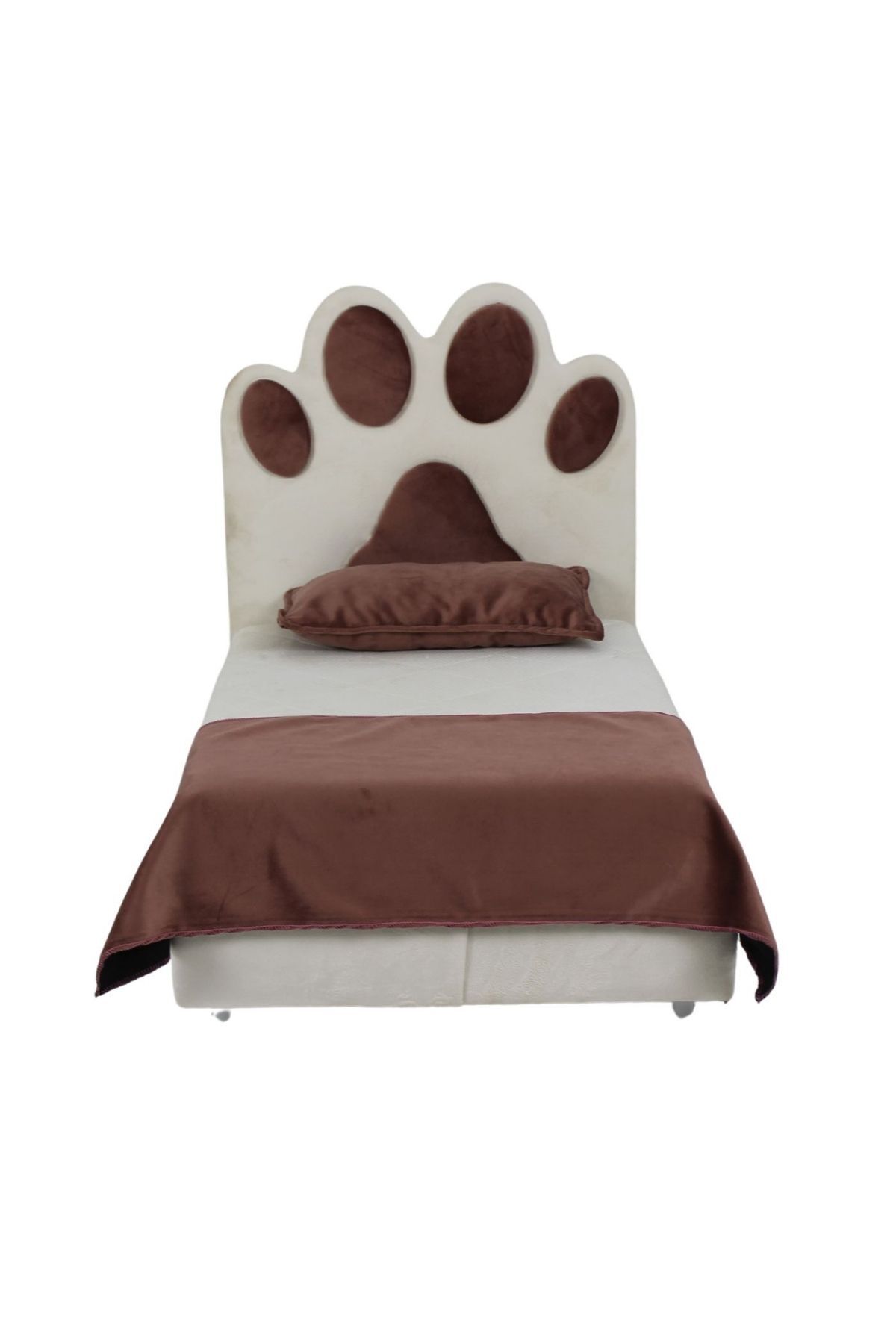 تخت گربه و سگ لوتوس فرنیچر LOTUS FURNITURE، سری PET SERIES، طرح پنجه، مدل LTS-YTK-0065 صورتی