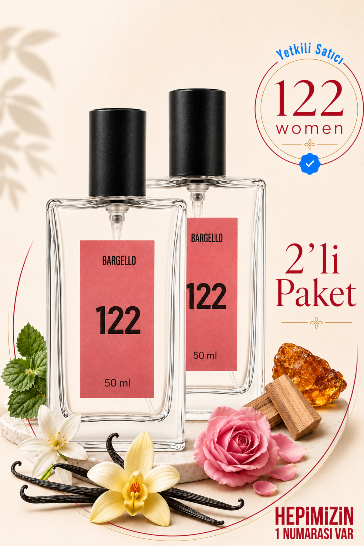 بارگلو ۱۲۲x۲ (۲ عدد) عطر زنانه اوریانتال ۵۰ میلی‌لیتر EDP