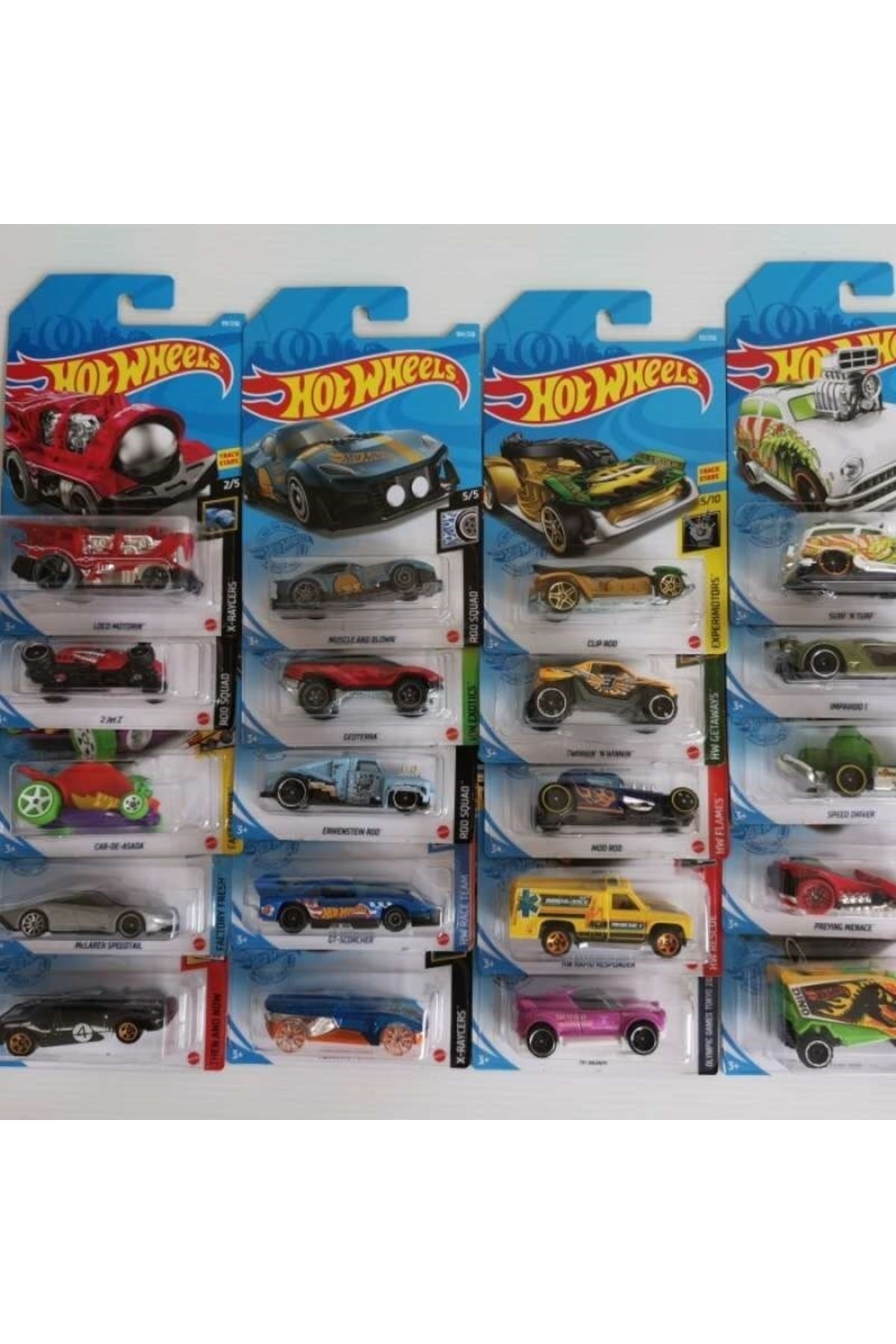 ماشین اسباب بازی اتومبیل های غافلگیرانه 10 هات ویلز اورجینال HOT WHEELS