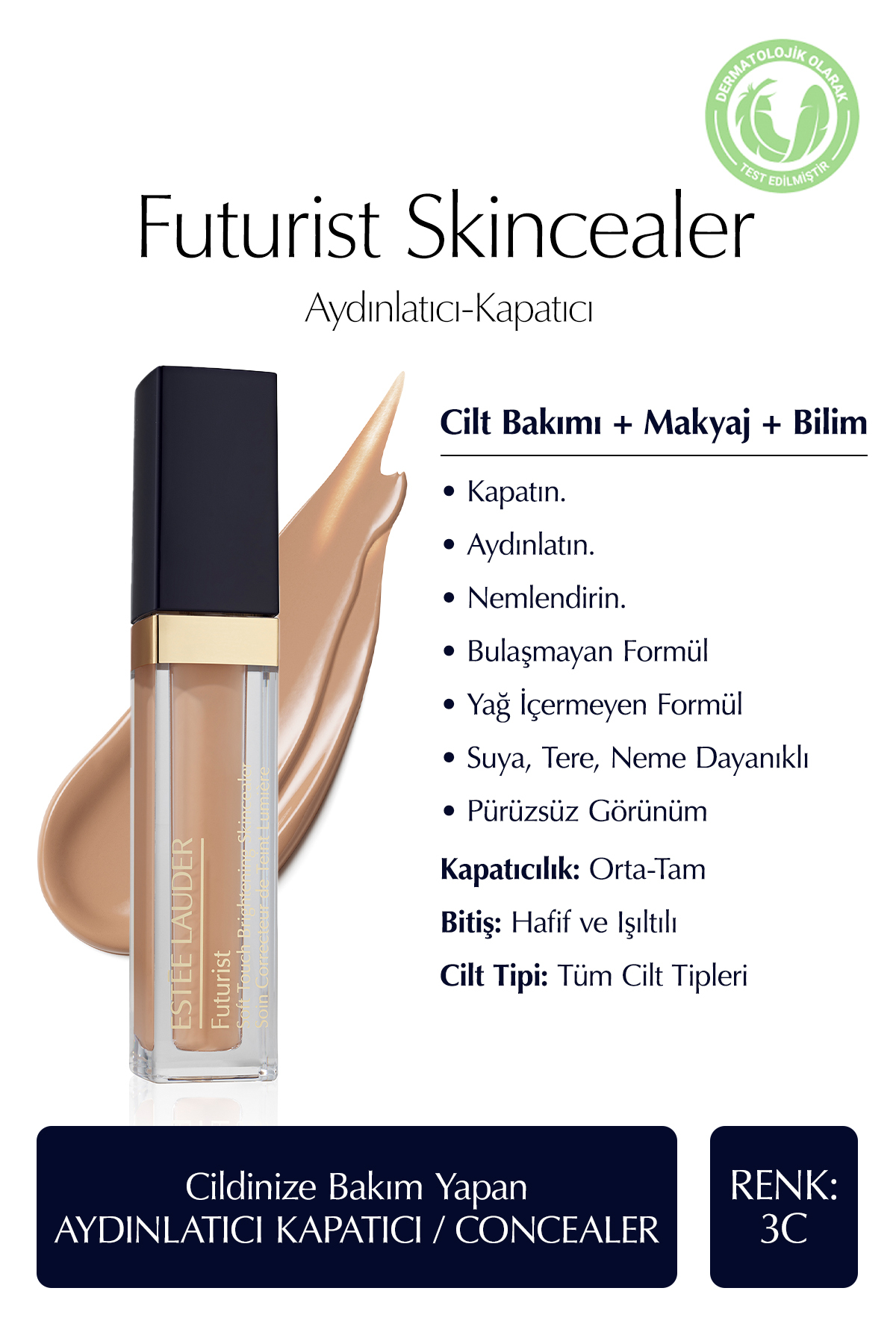 کانسیلر FUTURIST BRIGHTTENING SKINCEALER اورجینال Estee Lauder