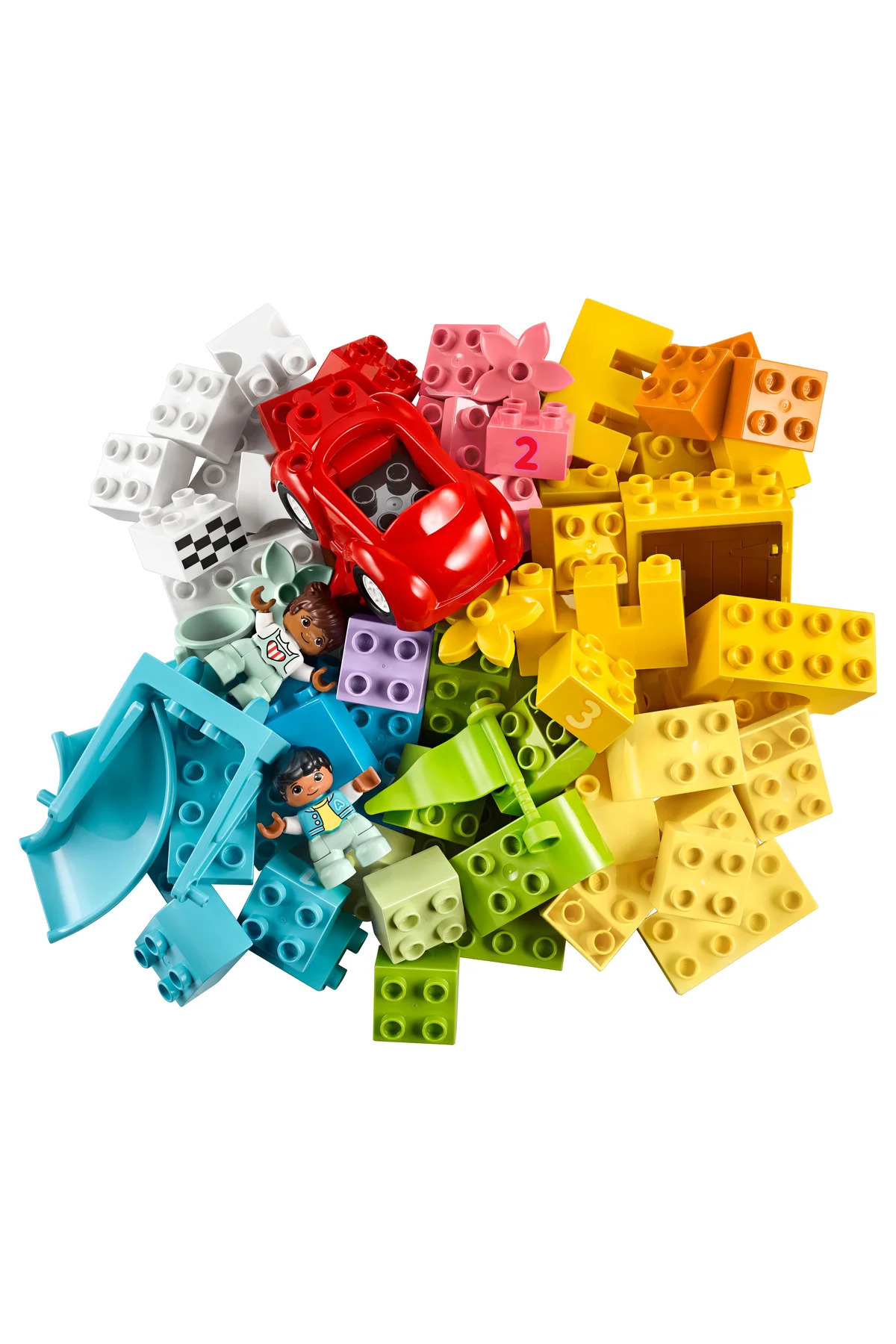 لگو و اسباب بازی های ساخت محور ® DUPLO® CLASSIC DELUXE BUILDING BOX 10914 مجموعه سازه خلاقانه برای کودکان نوپا 85P از ترکیه LEGO