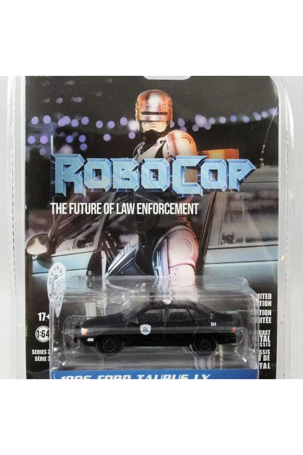 مدل خودرو ROBOCOP 1986 FORD TAURUS LX 1:64 MODEL CAR اورجینال Greenlight