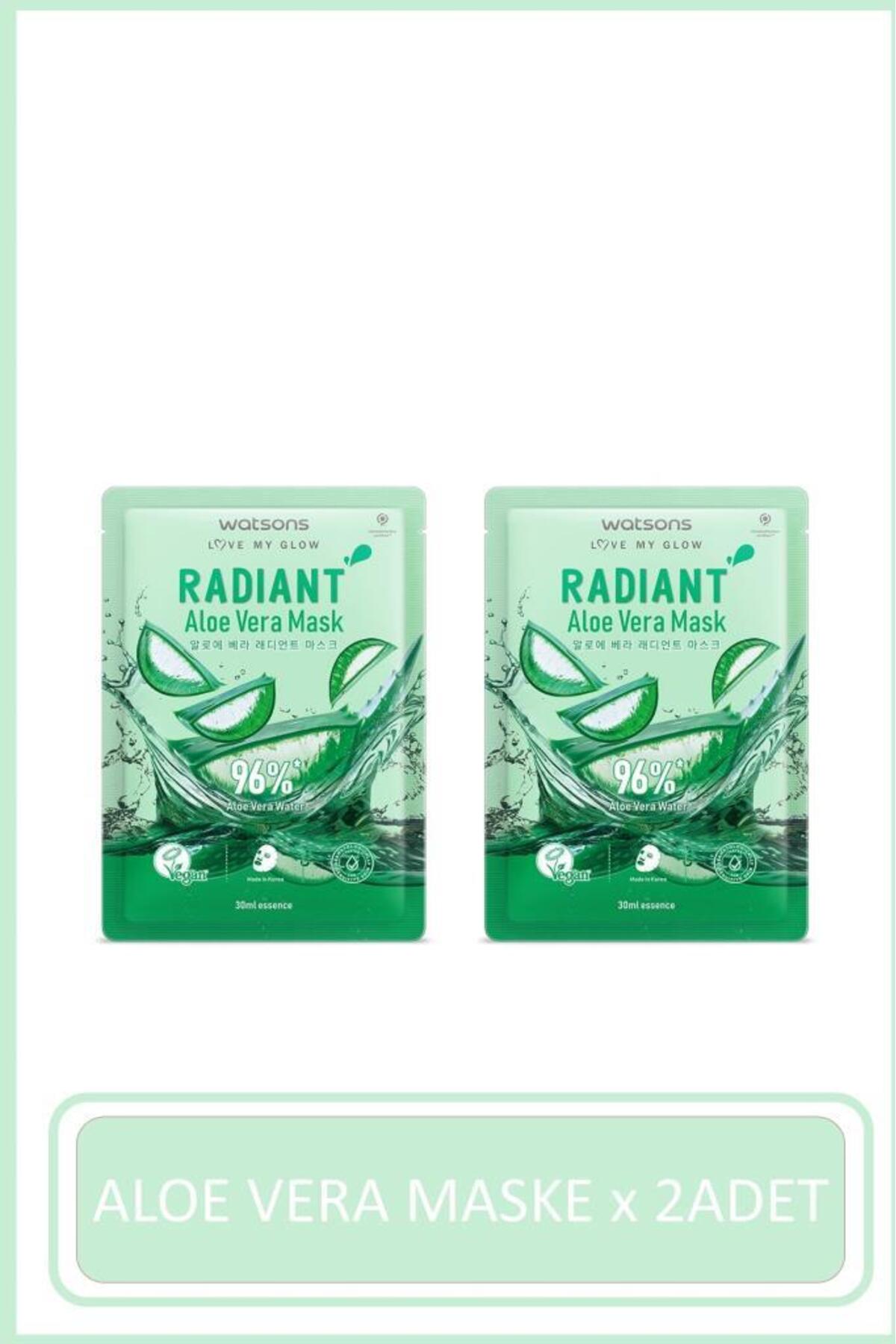 ماسک صورت درخشان‌کننده آلوئه‌ورا واتسونز Watsons، ۳۰ میلی‌لیتر