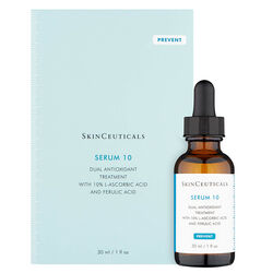 سرم صورت اسکین‌سوتیکالز Skinceuticals Serum 10، حاوی ویتامین C و اسید فرولیک، حجم ۳۰ میلی‌لیتر