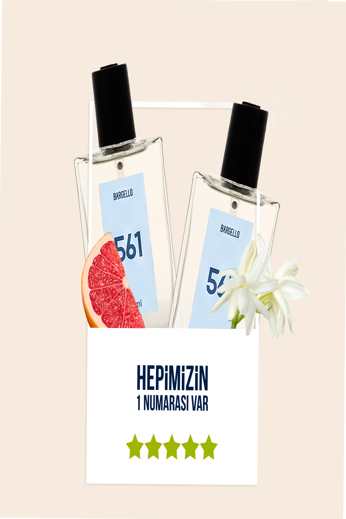عطر مردانه 50 میلی‌لیتری 561 با رایحه تازه Bargello
