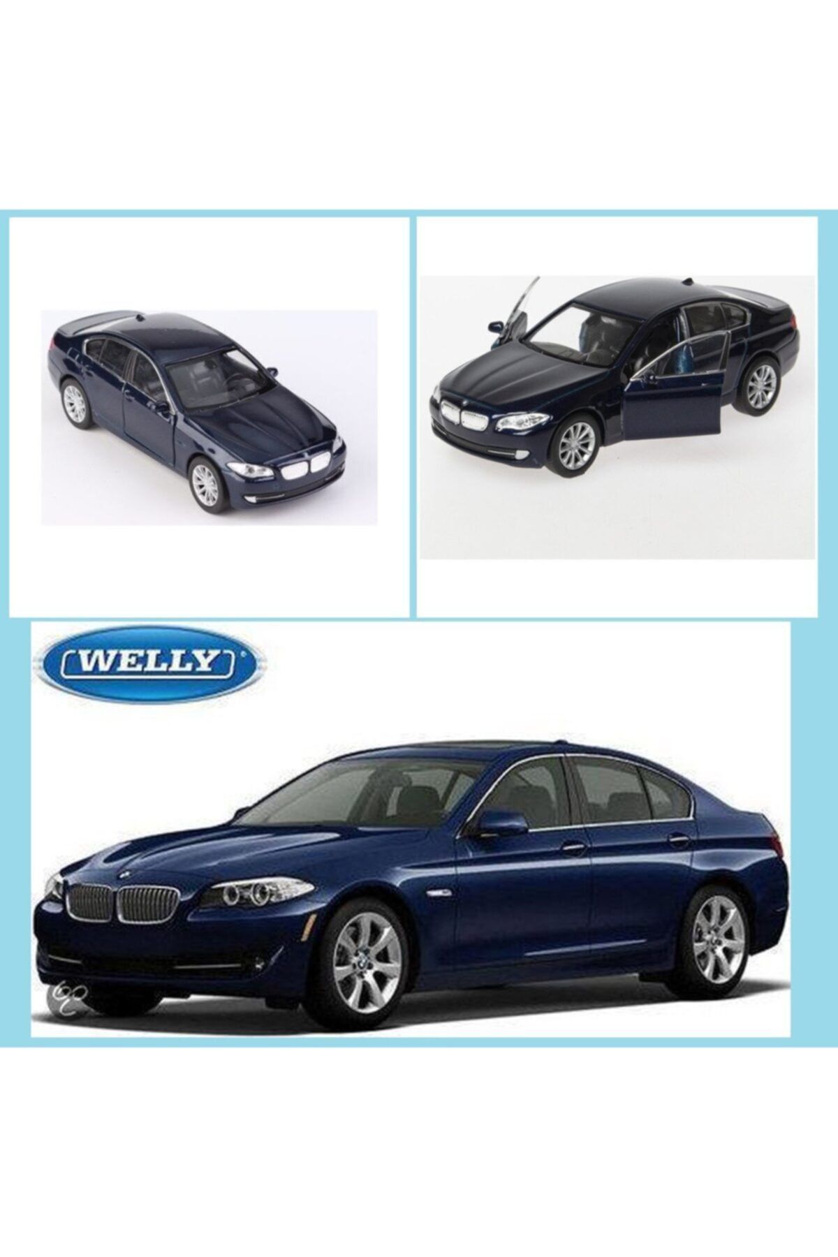 مدل خودرو ماشین فلزی قطره چکی ویلی BMW 535I M5 1 36 SCALE DIECAST از ترکیه Welly Metal