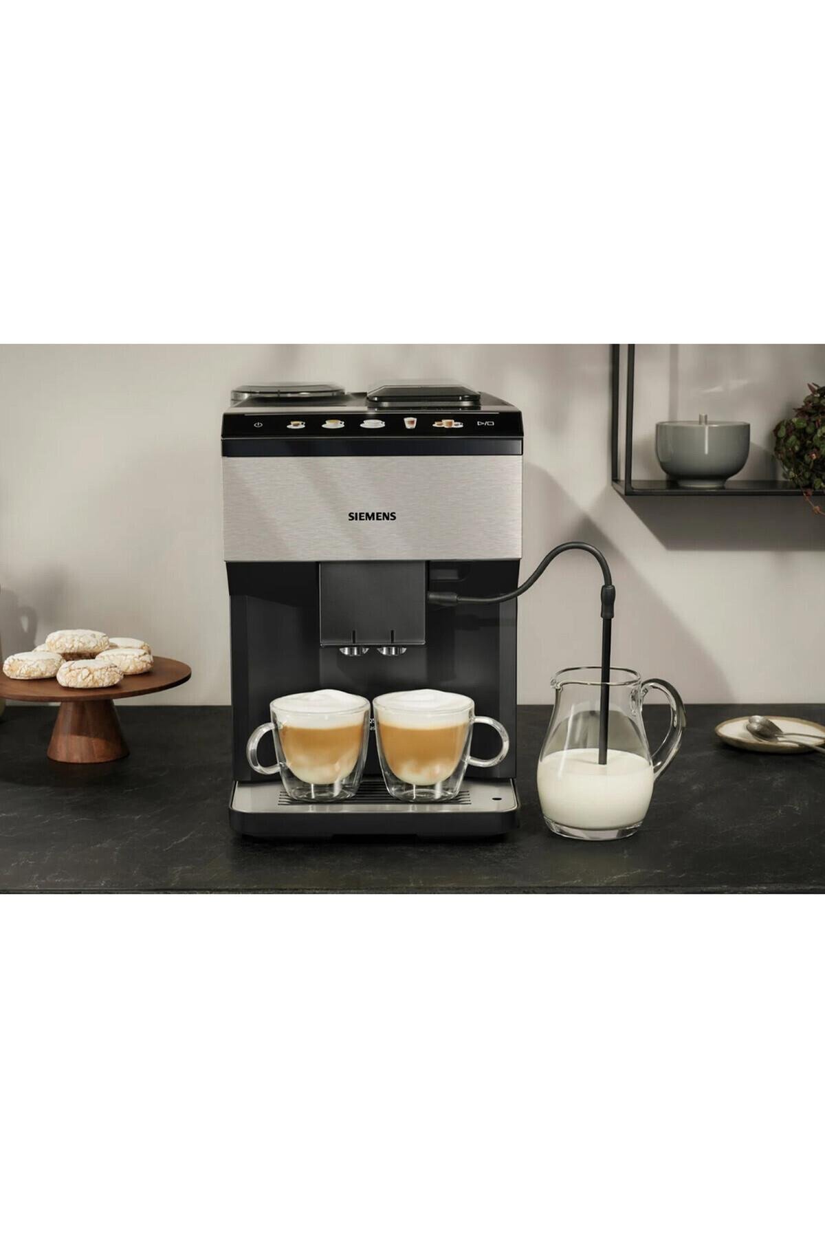 دستگاه اسپرسو و کاپوچینو قهوه ساز تمام اتوماتیک EQ500 اورجینال Siemens