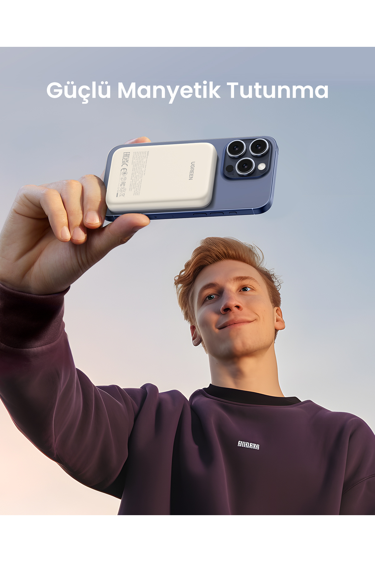 پاوربانک 10000 ماهه 20 واتی MAGSAFE WIRELESS FAST 25208 اورجینال Ugreen