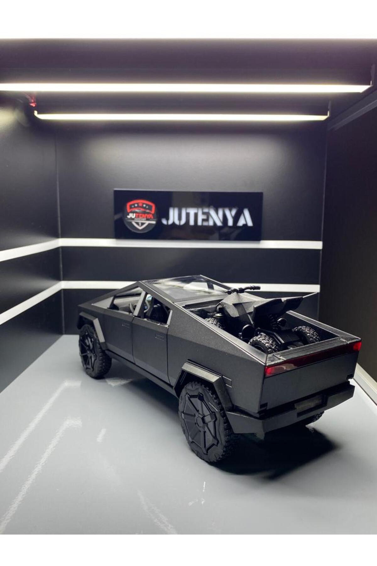 مدل خودرو TESLA CYBERTRUCK 1:24 SCALE DIECAST METAL MODEL CAR COLLECTIVE WITH SOUND AND LIGHT PULL RELEASE اورجینال Jutenya