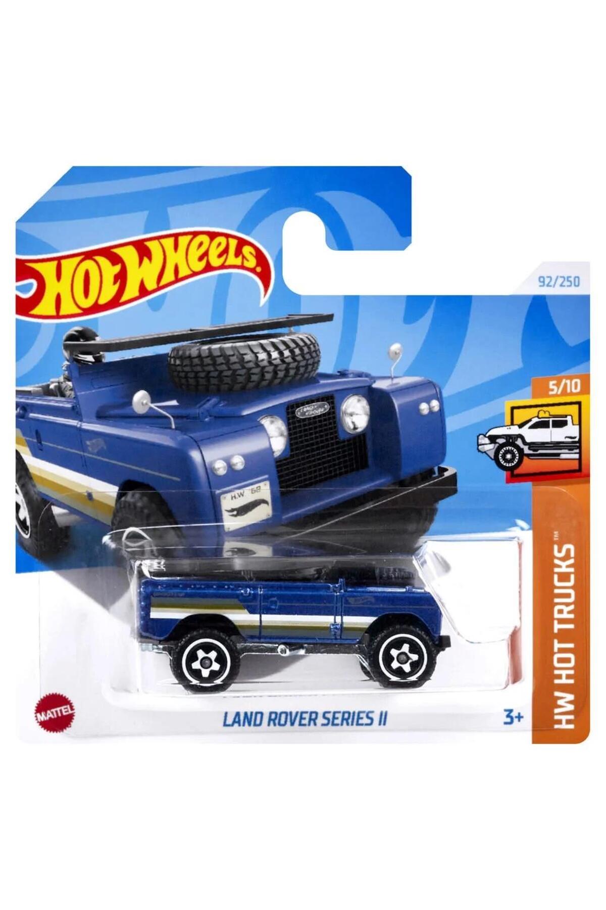 ماشین اسباب بازی SINGLE CARS LAND ROVER SERIES II HTD41 هات ویلز اورجینال HOT WHEELS