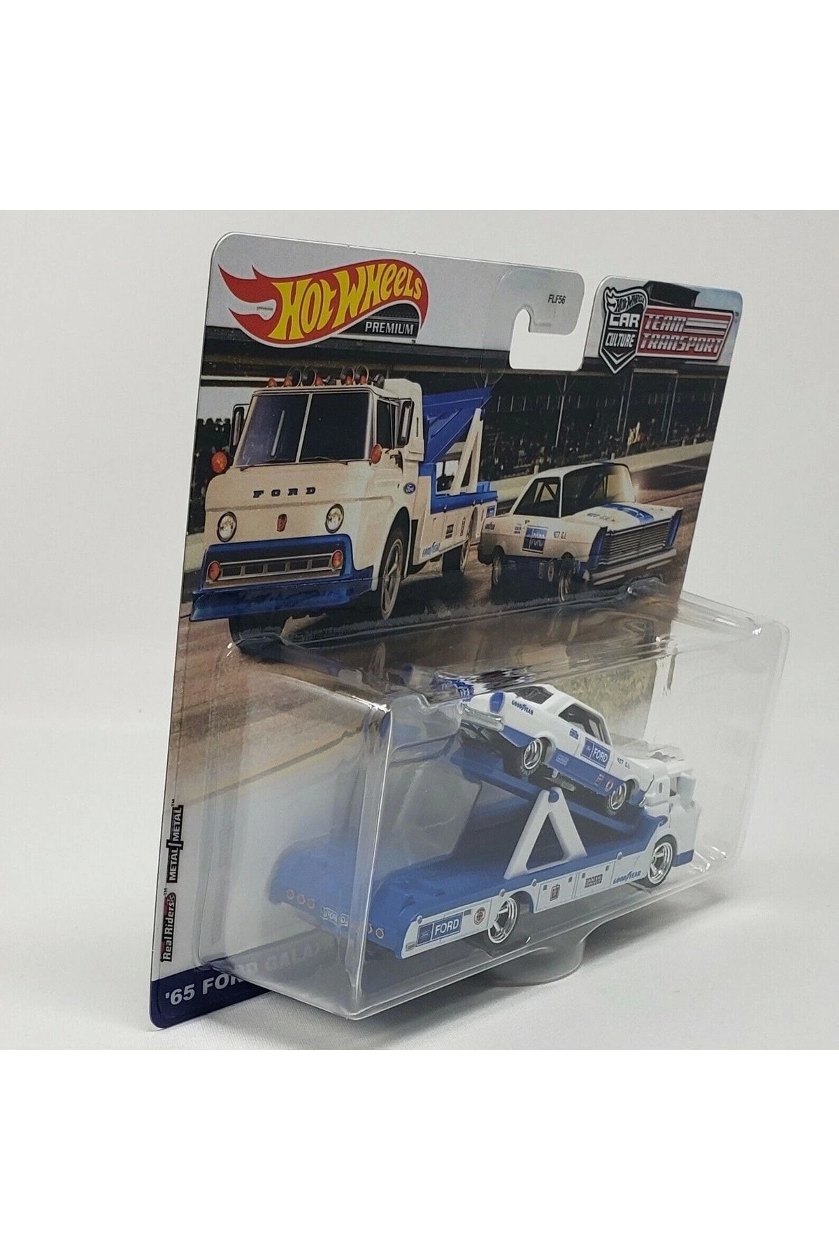 ماشین اسباب بازی 2022 جدید TEAM TRANSPORT 65 FORD GALAXIE C 800 BLUE 38 1:64 SCALE HOTWHEELS PREMIUM HOT WHEELS