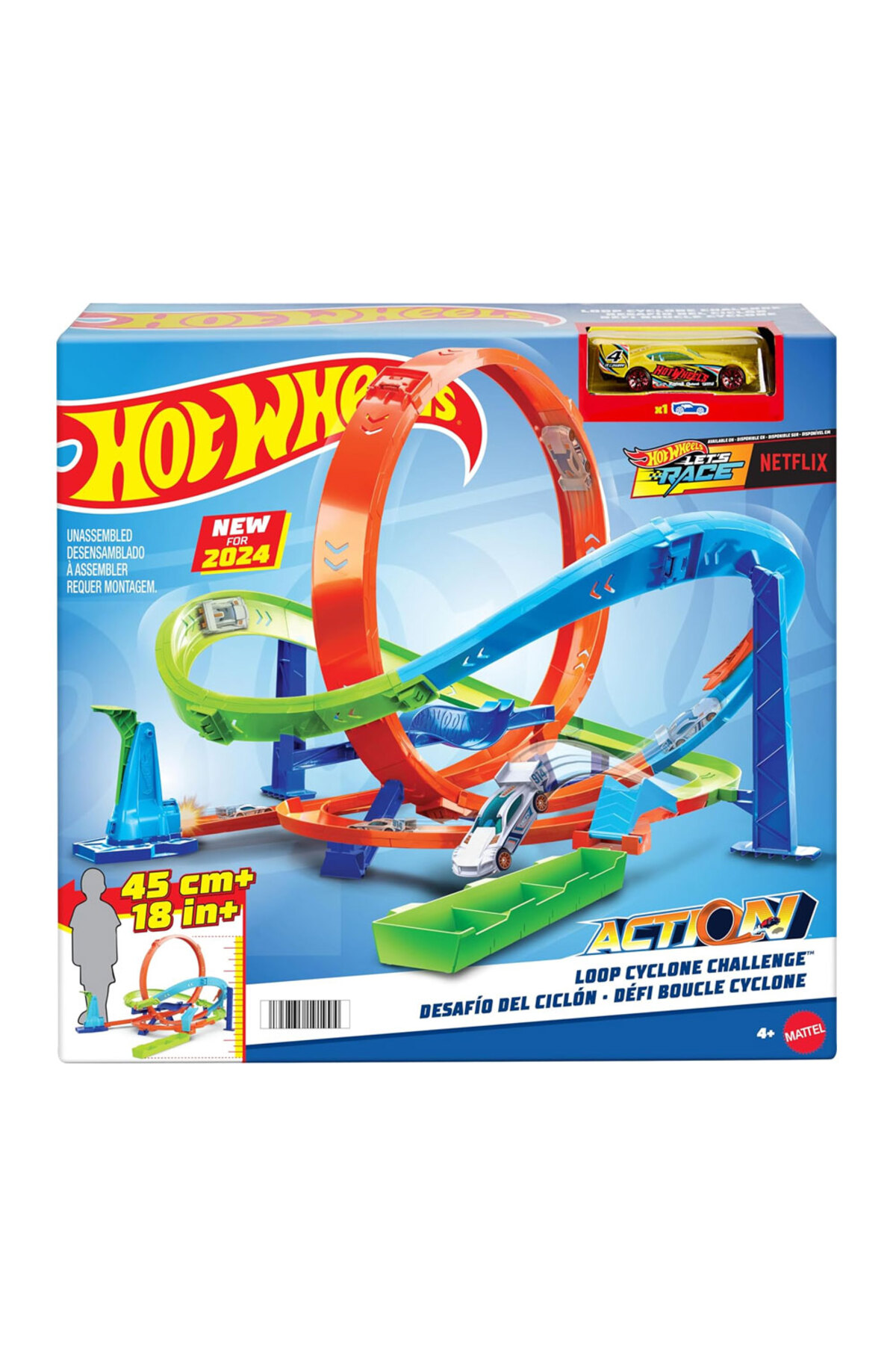 ماشین اسباب بازی پیست مسابقه دایره بومرنگ HTK16 از ترکیه HOT WHEELS