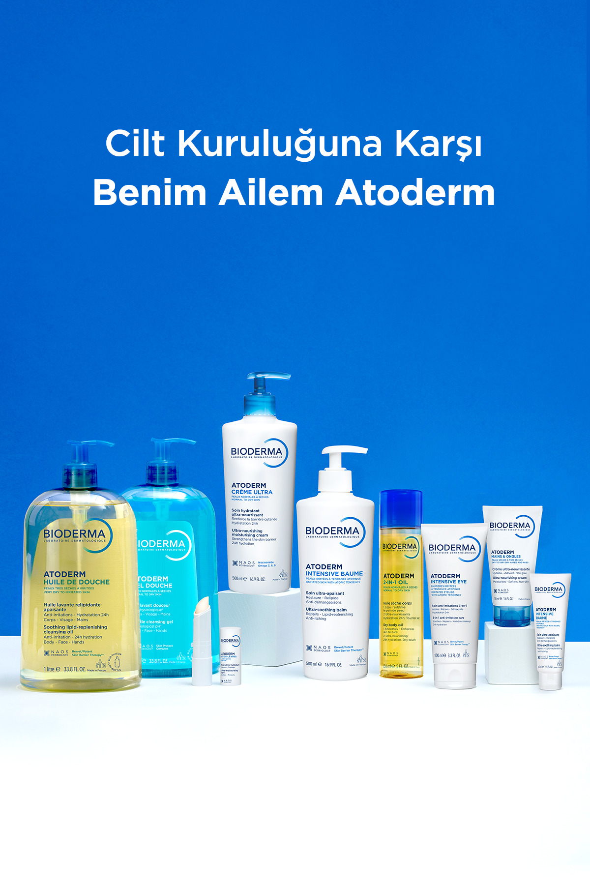 ژل کرم شستشو صورت مدل Atoderm Intensıve با حجم 75 میل بایودرما Bioderma