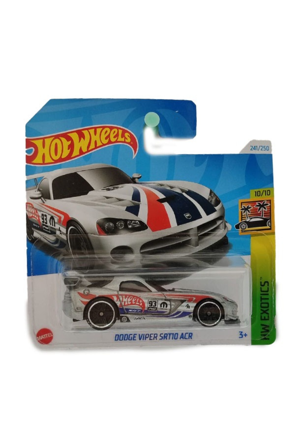 ماشین اسباب بازی SINGE CAR DODGE VIPER SRT10 ACR هات ویلز اورجینال HOT WHEELS