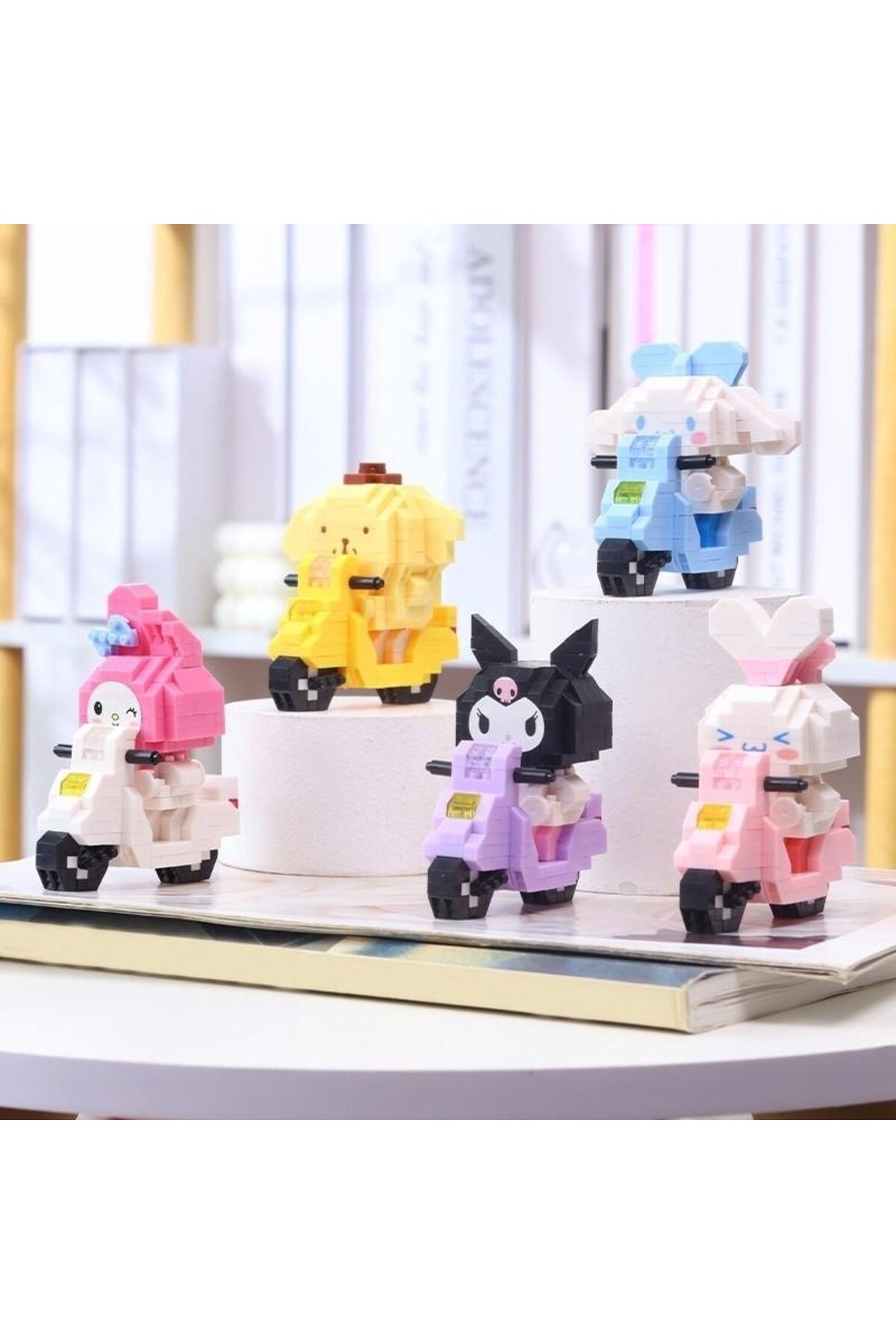 پازل سه بعدی MY MELODY SCOOTER – مجموعه بلاک DIY سری SANRIO | 334 PIECE TUTORIAL MEKANSM