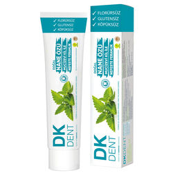 خمیر دندان نعناعی دی‌کی دنت درموکیل Dermokil مدل Dk Dent Naneli حاوی خاک رس ۷۵ میلی‌لیتر