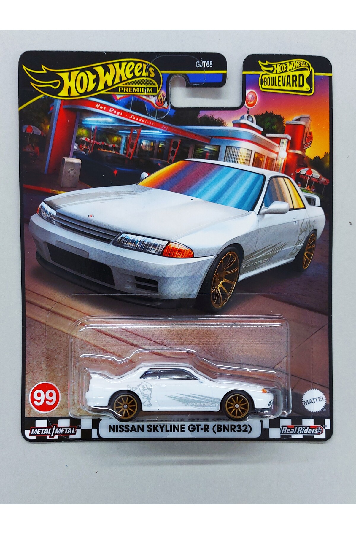 ماشین اسباب بازی PREMIUM NISSAN SKYLINE GT R BNR32 بلوار 2024 مدل ویژه هات ویلز اورجینال HOT WHEELS