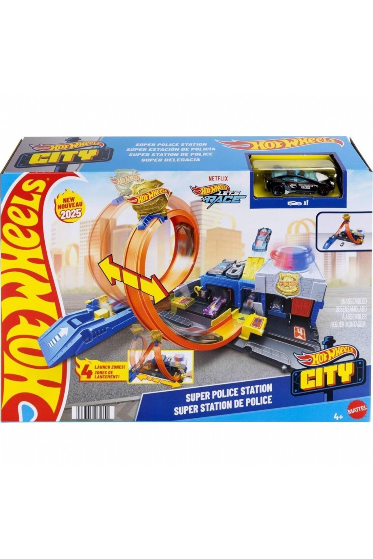 ست حرفه ای اسباب بازی آموزشی ایستگاه پلیس JBM71 از ترکیه HOT WHEELS