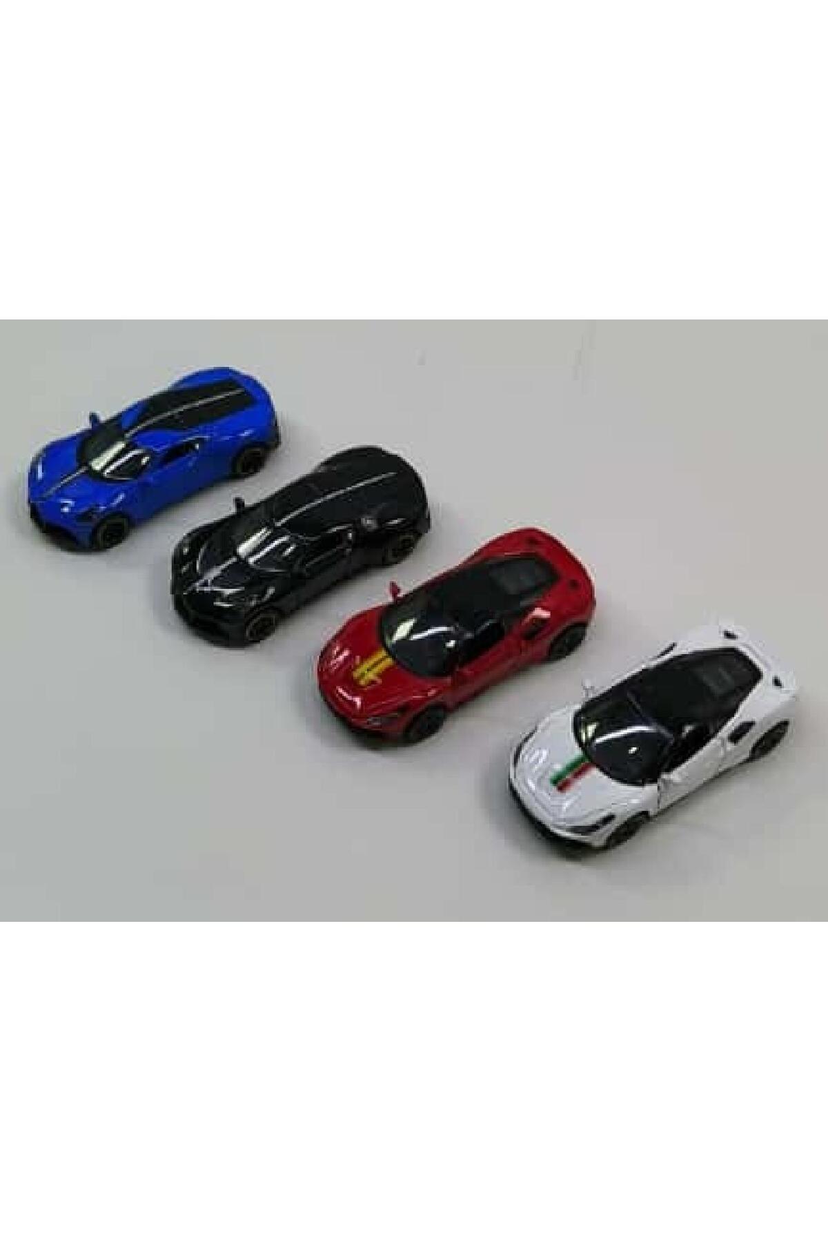 ماشین اسباب بازی اسپورت فلزی PULL DROP 1:43 با درهای باز 11 × 5 سانتی متر toysclub
