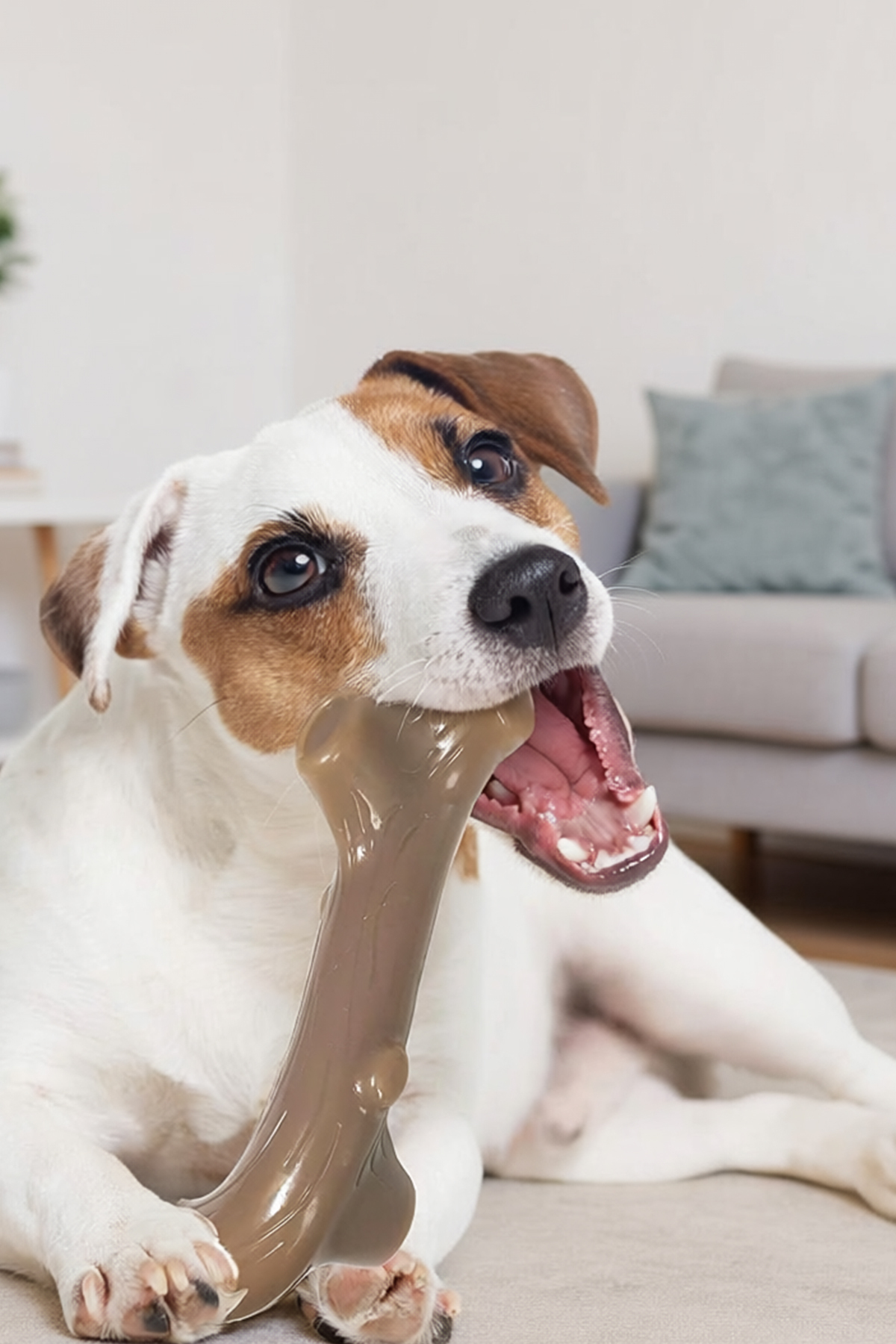 چوب جویدنی سگ با طعم جگر، سایز متوسط، اوت‌وارد هاوند Outward Hound Petstages Liver Branch مدل 350-68610M چندرنگ