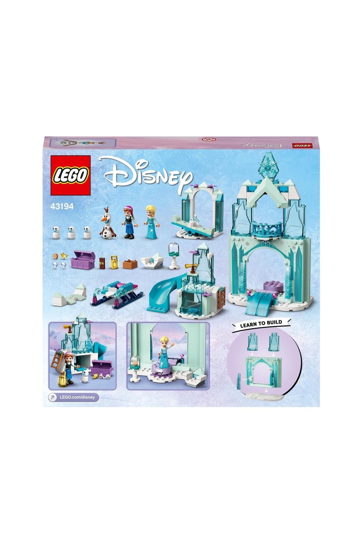 لگو ® | دیزنی پرنسس ™ آنا سرزمین WONDERLAND SNOW 43194 154 قطعه اورجینال LEGO