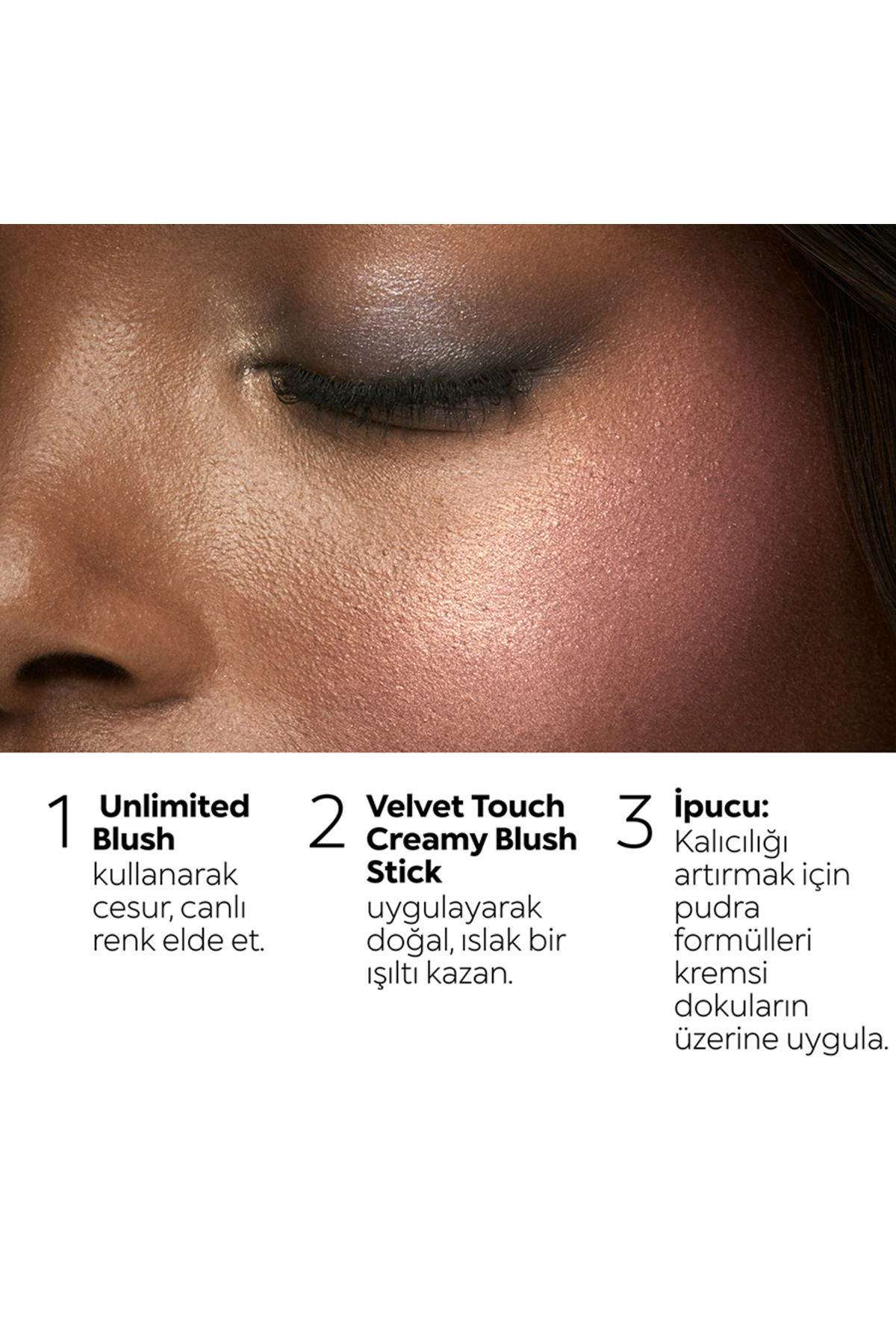 رژگونه با رنگ موی قهوه‌ای و پیگمنت بالا مدل Unlimited Blush شماره 05 Kiko