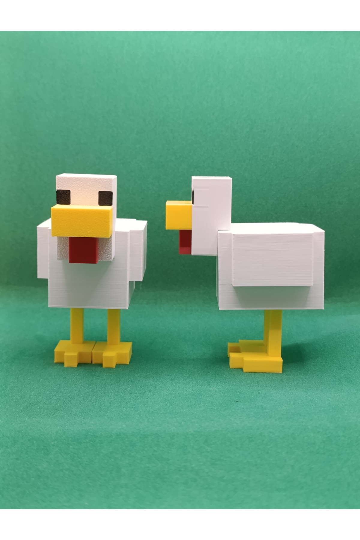 اسباب بازی های فیگور حیوانی مرغ MINECRAFT 9 سانتی متری Mey3DDesign