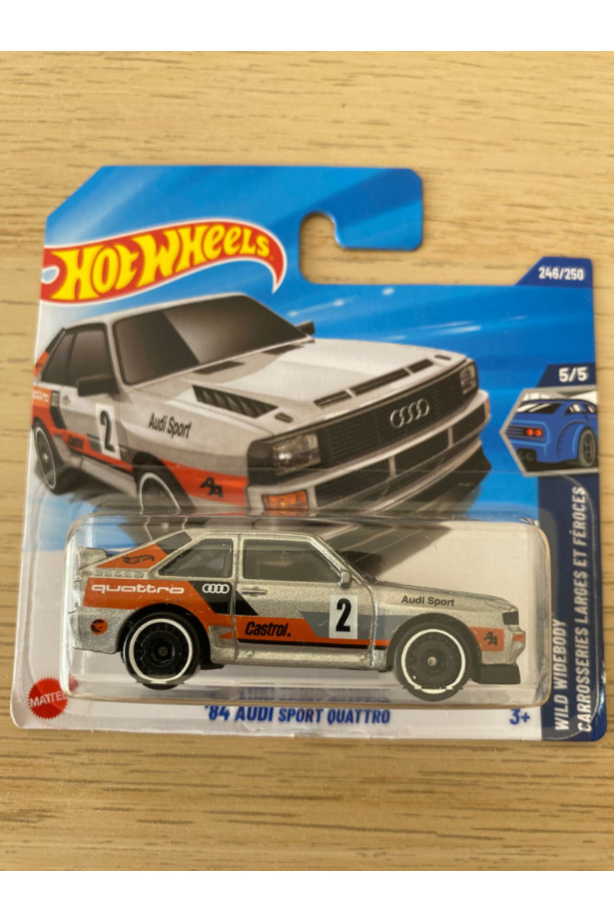 ماشین اسباب بازی 84 آئودی اسپرت کواترو گنج شکار از ترکیه HOT WHEELS