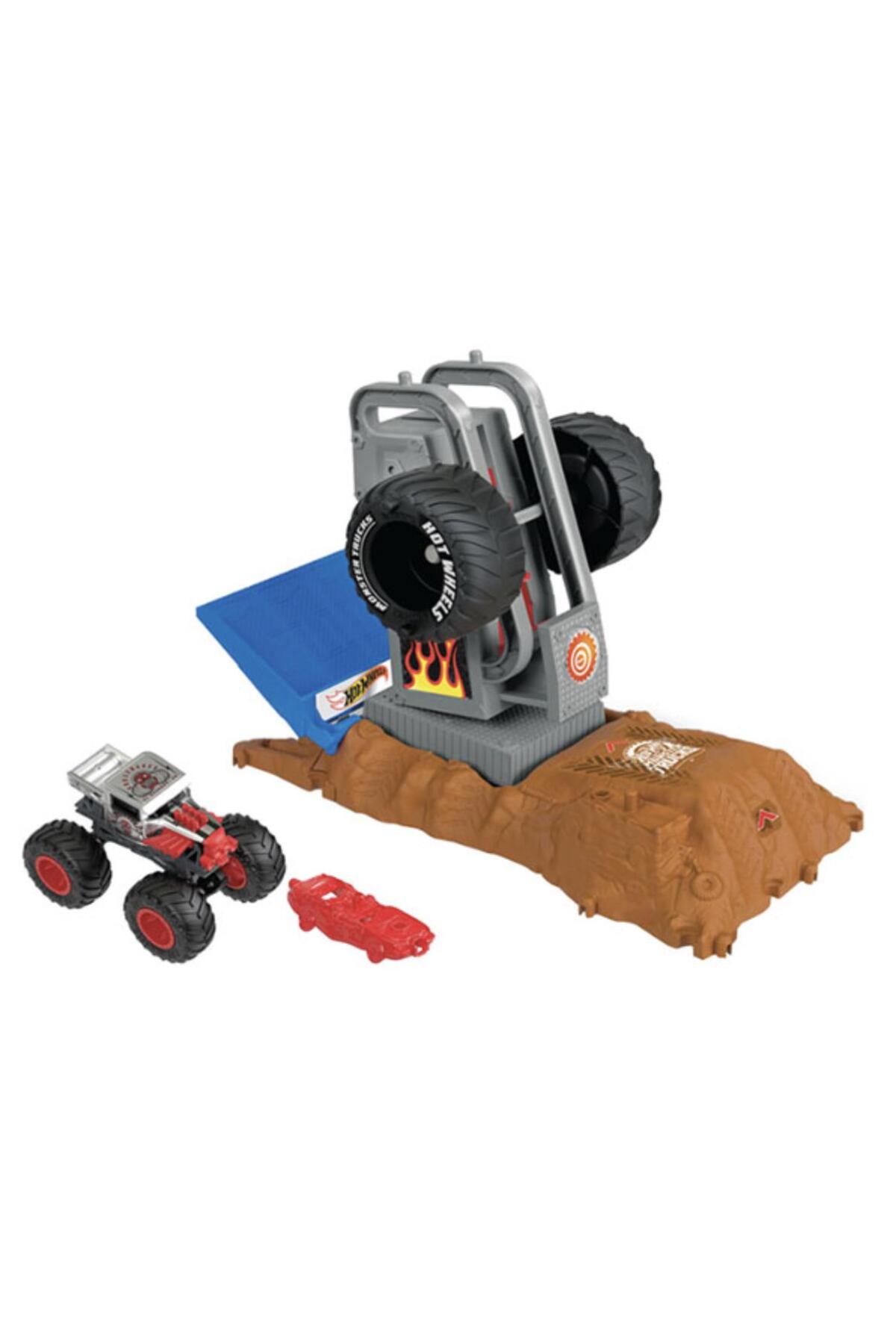 ماشین اسباب بازی کامیون های هیولا شروع به مبارزه در عرصه HNB87 HNB88 هات ویلز اورجینال HOT WHEELS