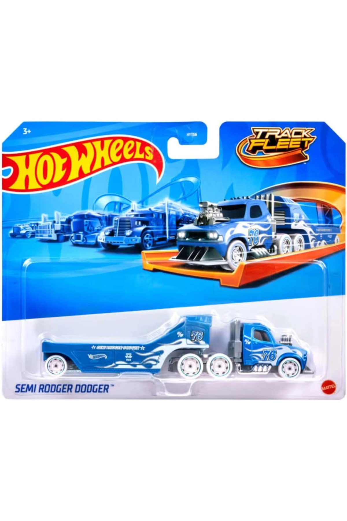 کامیون و ماشین آلات ساختمانی اسباب بازی 1:64 2 نیمه راجر داجر HVF03 از ترکیه HOT WHEELS
