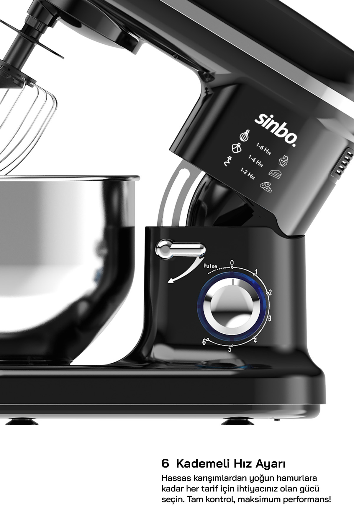 میکسر و ست پایه SMX 2770 مشکی اورجینال Sinbo