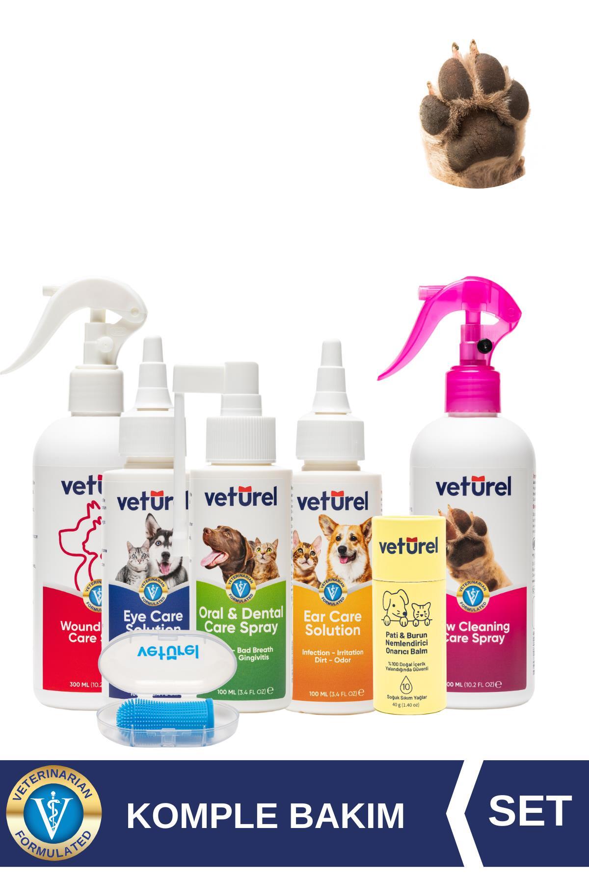 ست مراقبت گربه و سگ ۱۰۰٪ طبیعی وتورل Veturel، مدل VTR.BLM.AİLE.PF.40.100.300