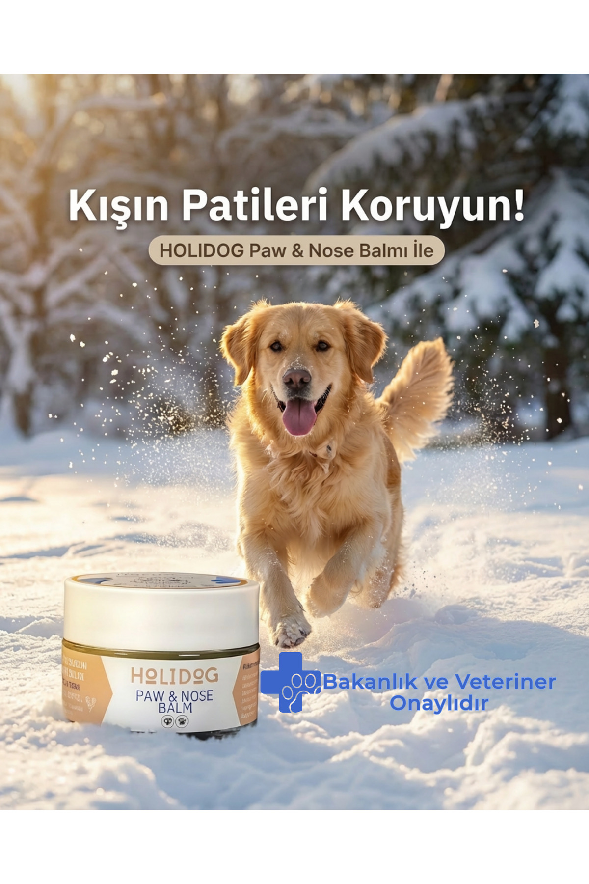 بالم مراقبت پنجه و بینی سگ هولیداگ Holidog، با رایحه اسطوخودوس، ۱۰۰٪ طبیعی