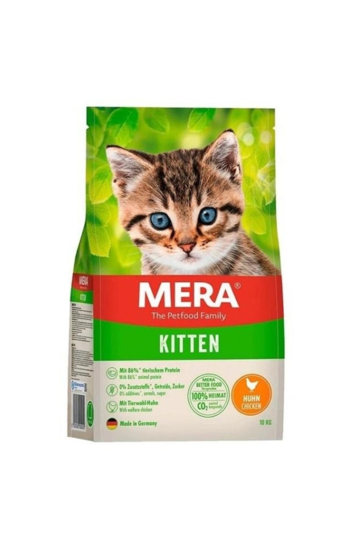 غذای خشک بچه‌گربه مرا Mera Finest Fit Kitten با مرغ، ۱۰ کیلوگرم